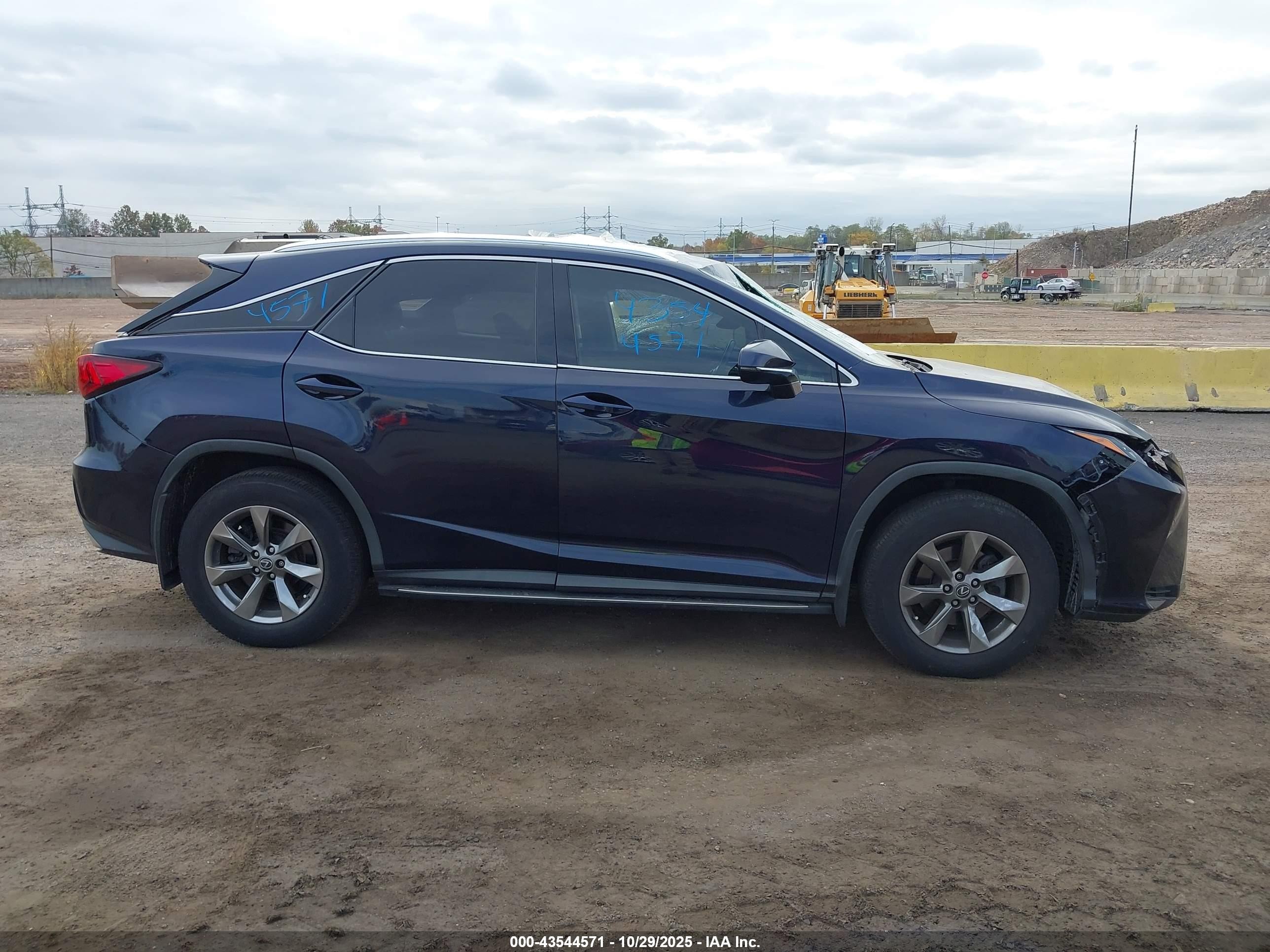 2018 Lexus Rx 350   Синий vin: JTJBZMCA6J2034683