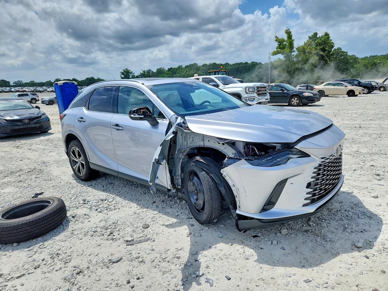2024 Lexus Rx 350 Premium Silver vin: JTJCHMAAXR2020582