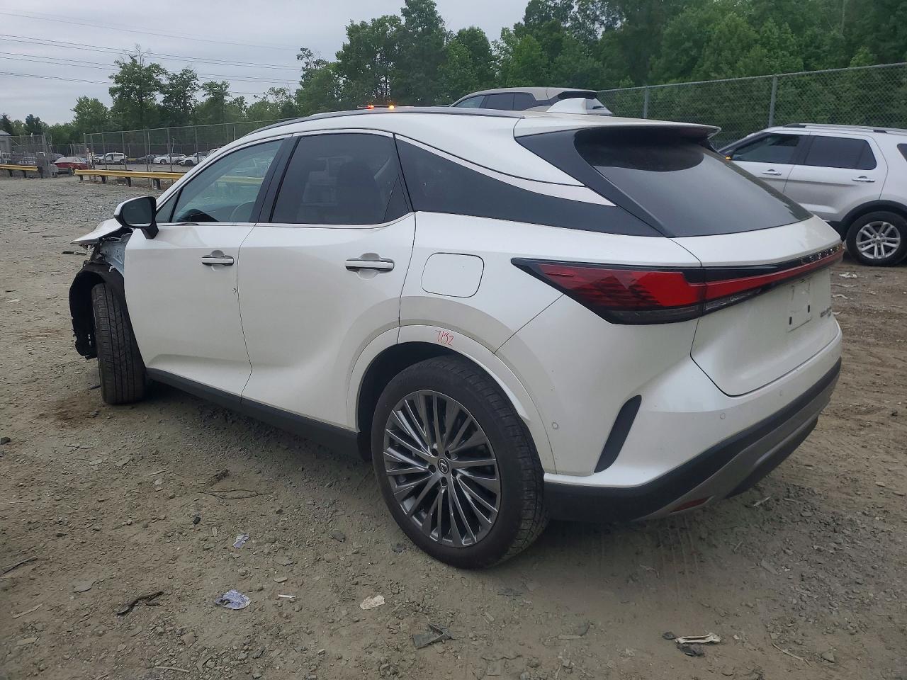 2024 Lexus Rx 450h+ Luxury White vin: JTJCJMGA7R2020552
