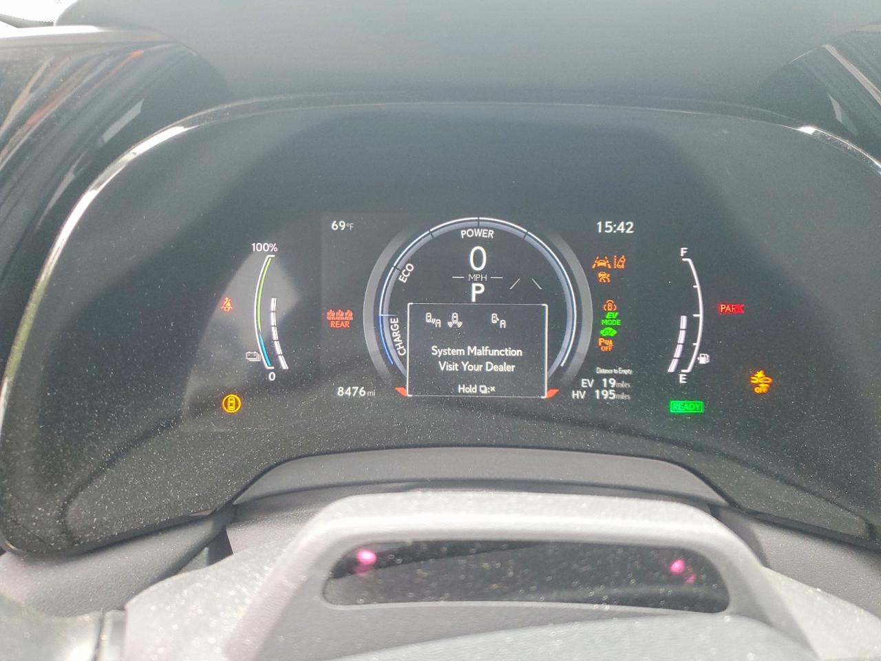 2024 Lexus Rx 450h+ Luxury White vin: JTJCJMGA7R2020552