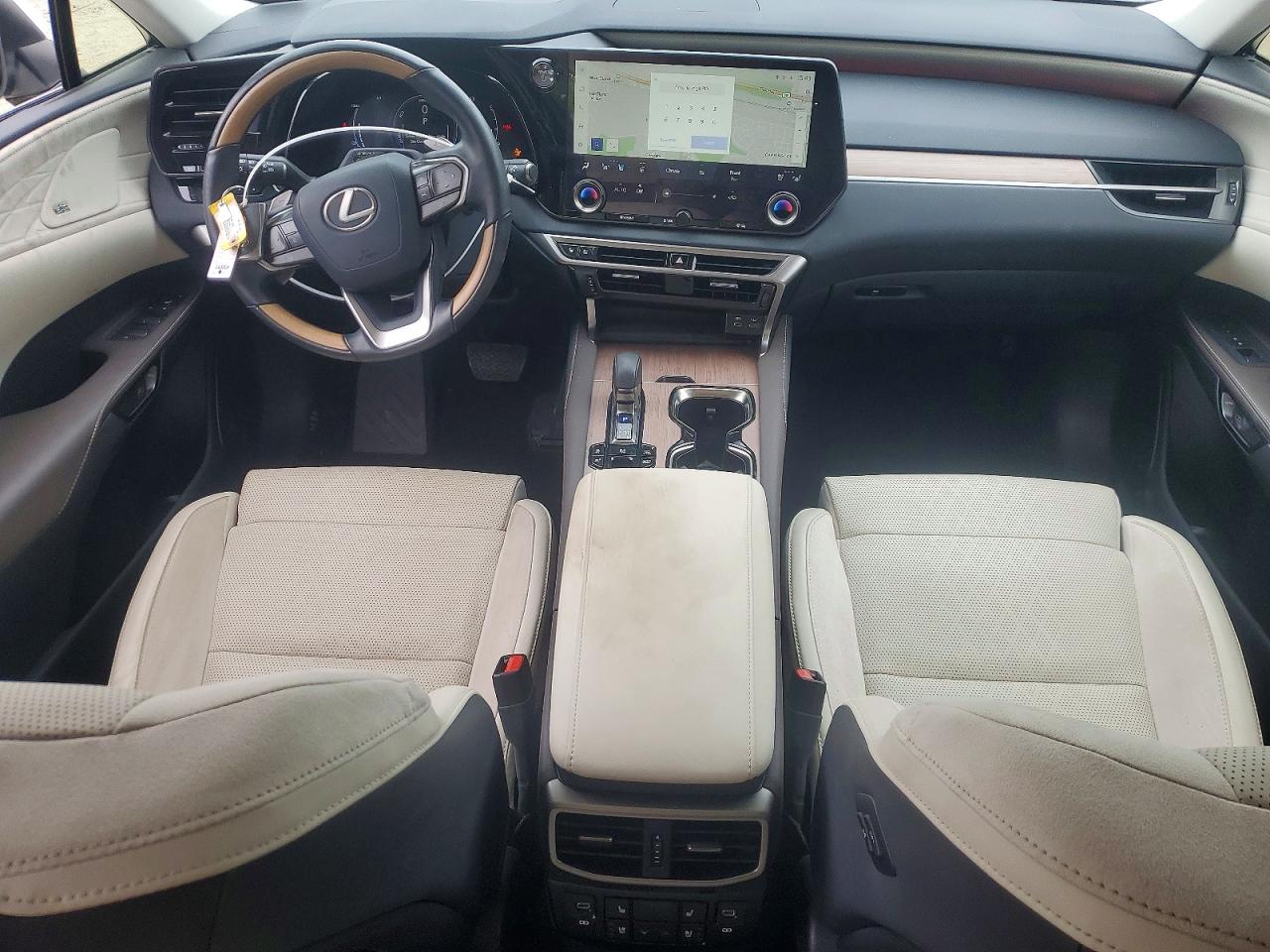 2024 Lexus Rx 450h+ Luxury White vin: JTJCJMGA7R2020552