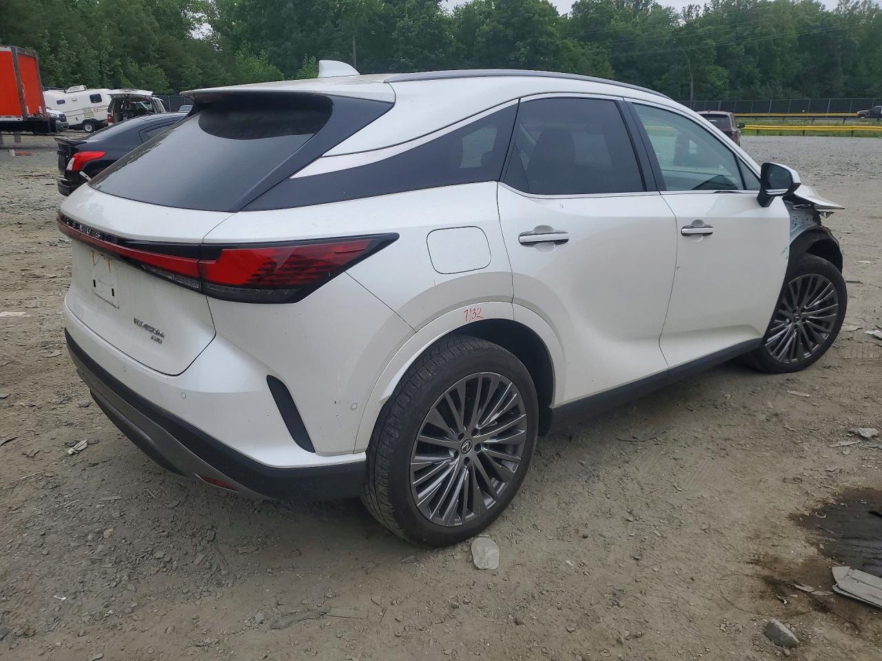 2024 Lexus Rx 450h+ Luxury White vin: JTJCJMGA7R2020552