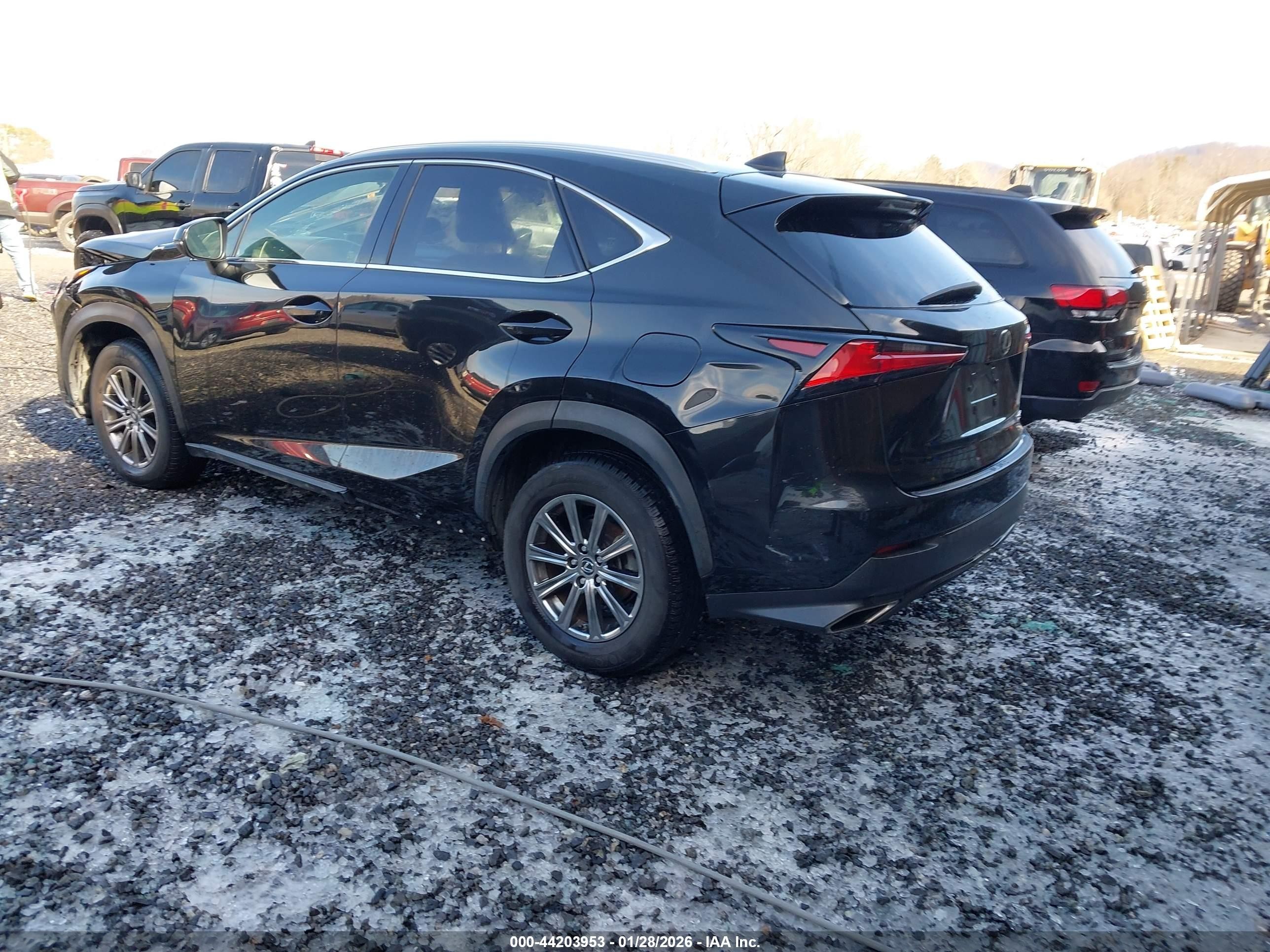 2020 Lexus Nx 300 Black vin: JTJDARBZ1L2164734