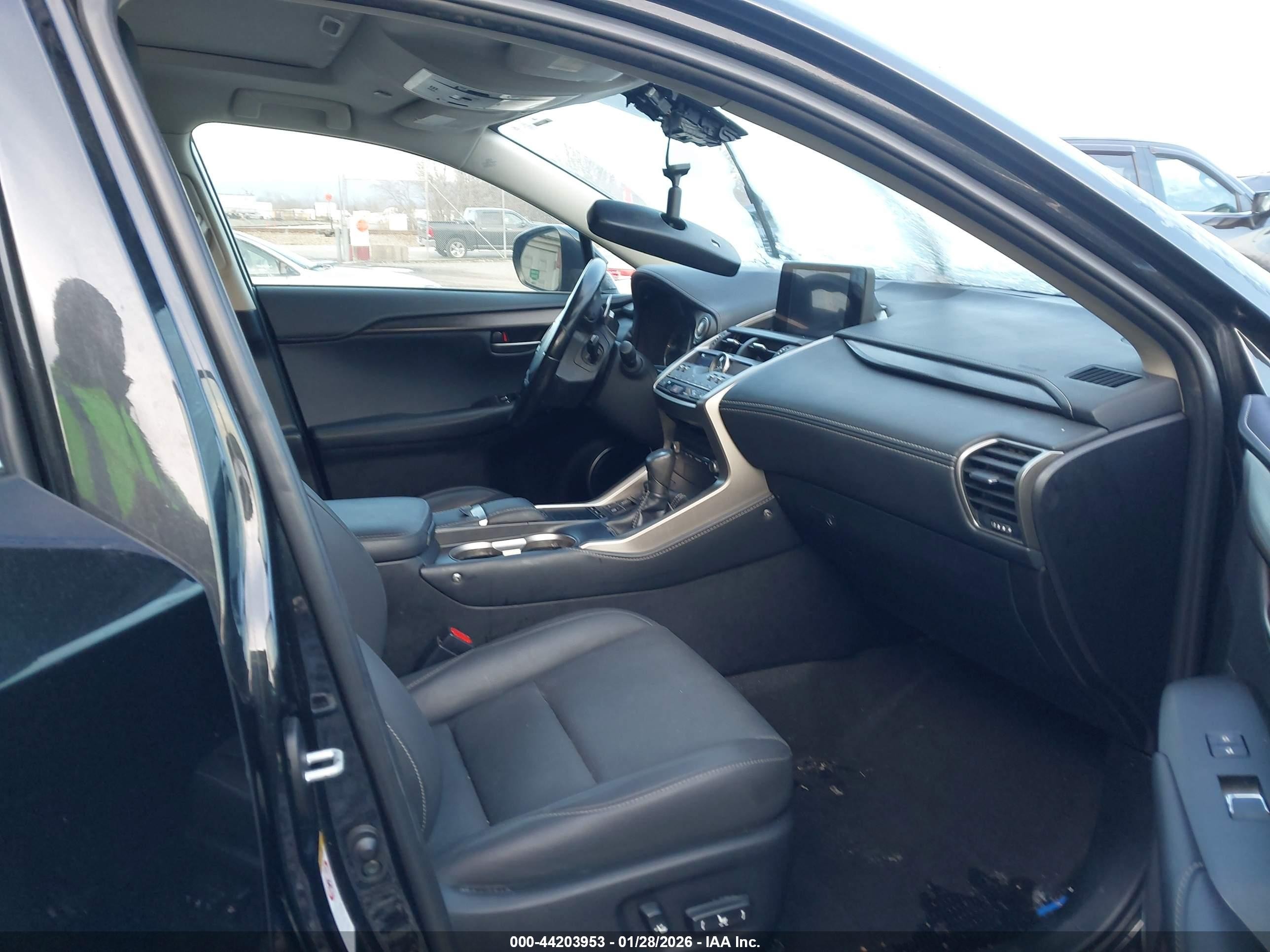 2020 Lexus Nx 300 Black vin: JTJDARBZ1L2164734