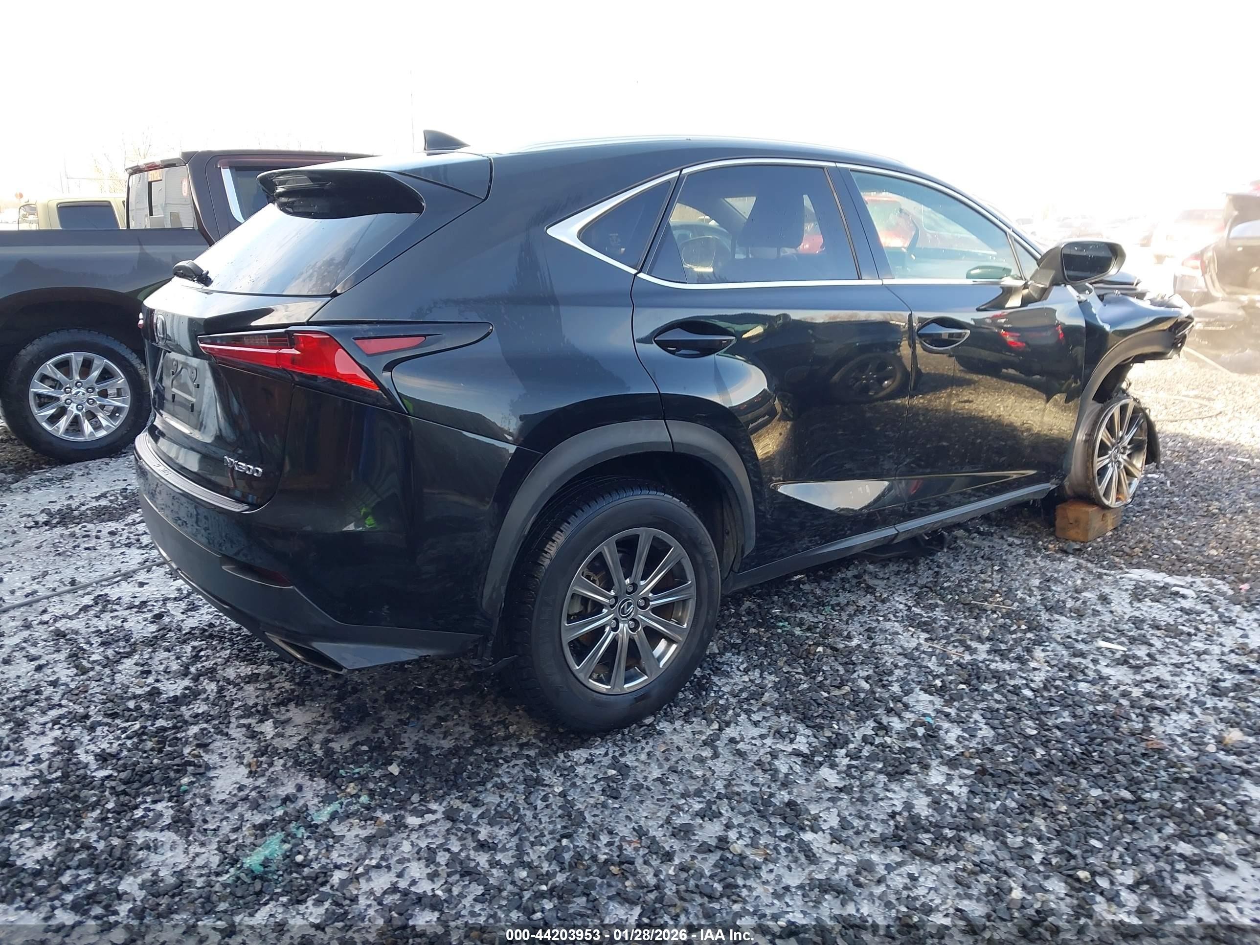 2020 Lexus Nx 300 Black vin: JTJDARBZ1L2164734