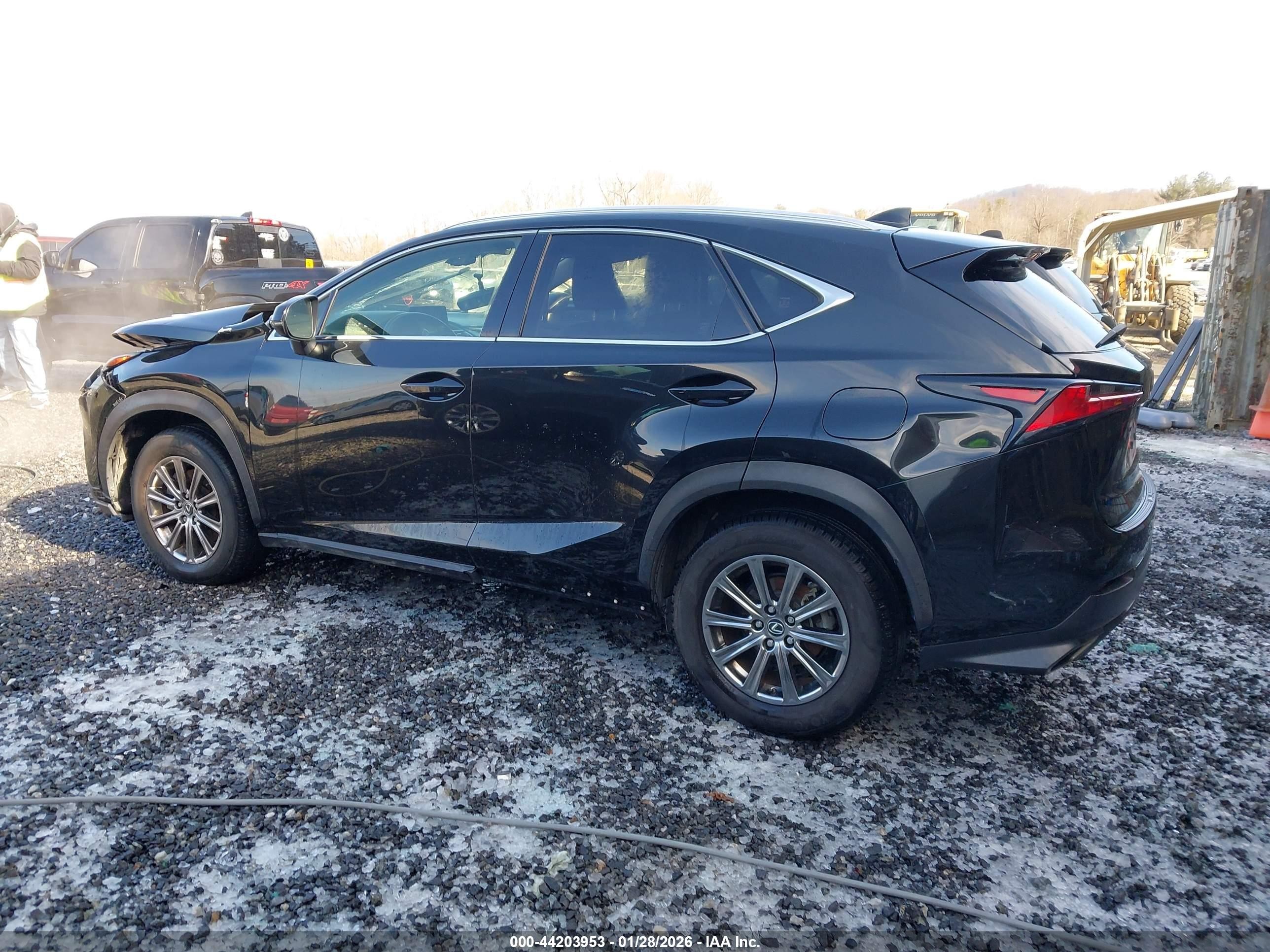 2020 Lexus Nx 300 Black vin: JTJDARBZ1L2164734