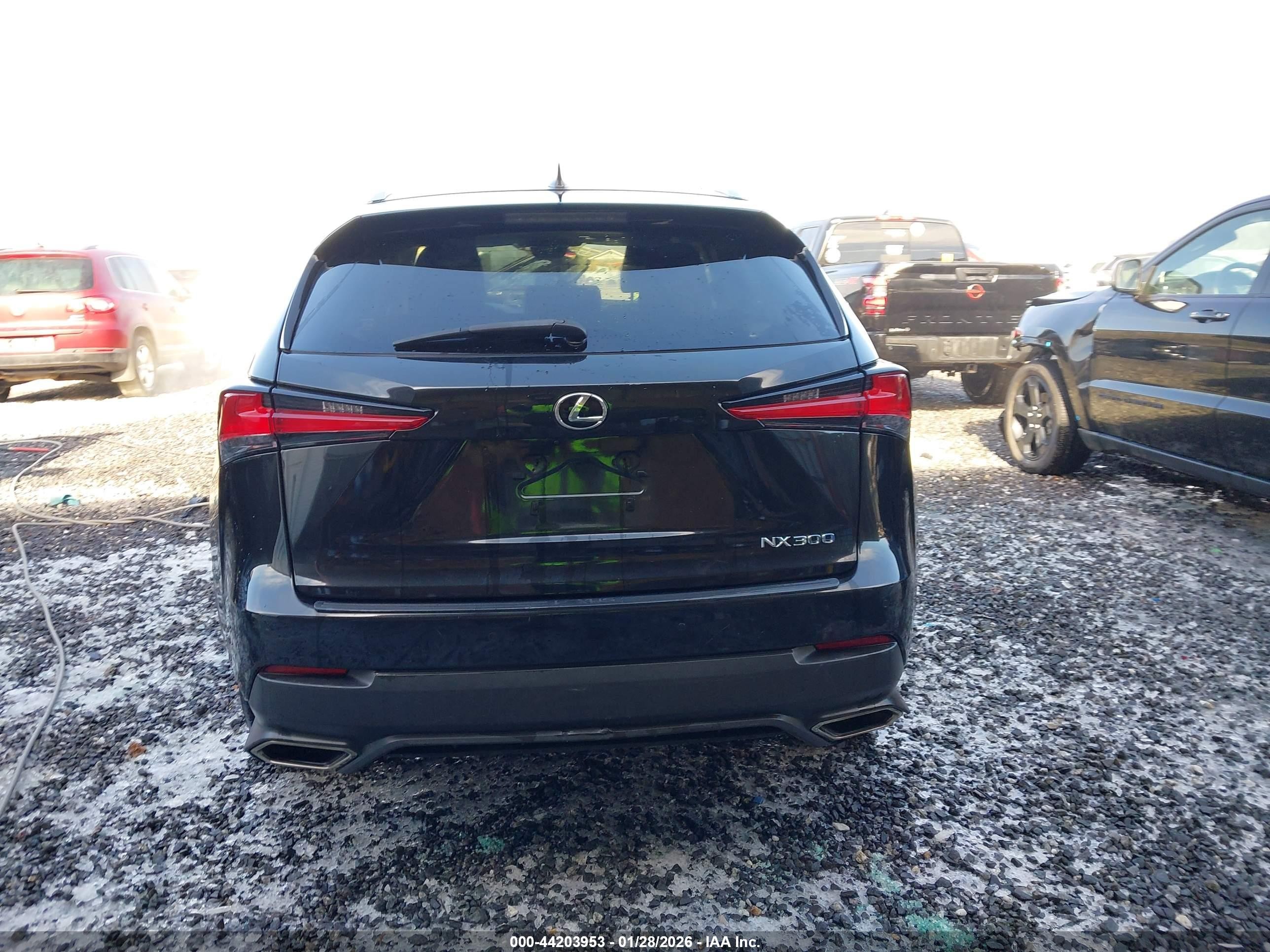 2020 Lexus Nx 300 Black vin: JTJDARBZ1L2164734