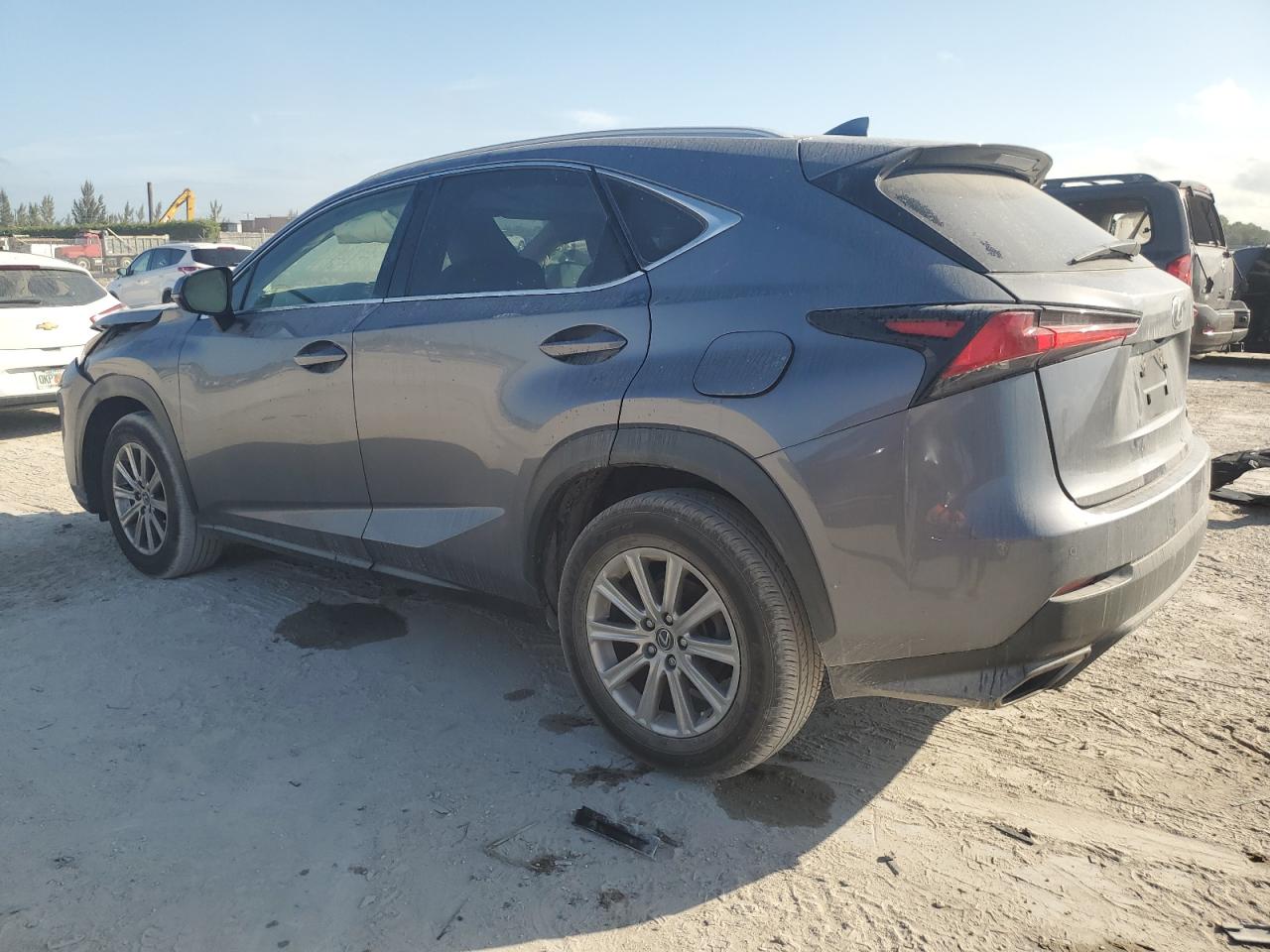 2021 Lexus Nx 300 Base Gray vin: JTJDARBZ3M2185389