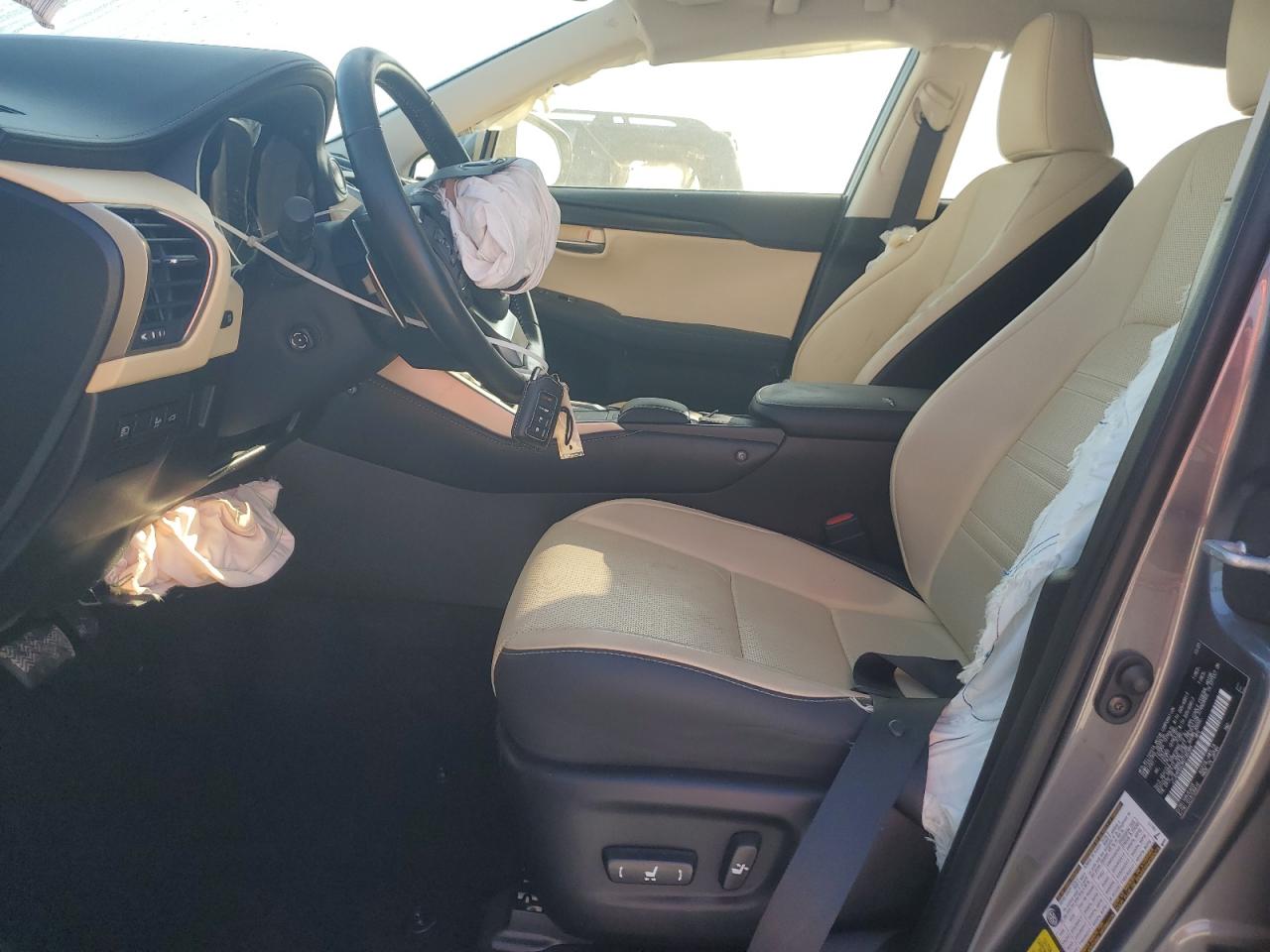 2021 Lexus Nx 300 Base Gray vin: JTJDARBZ3M2185389