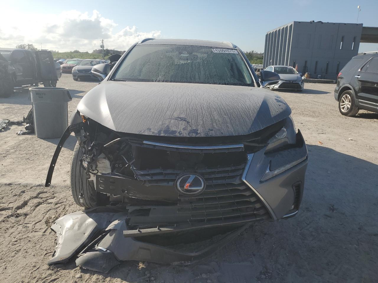 2021 Lexus Nx 300 Base Gray vin: JTJDARBZ3M2185389