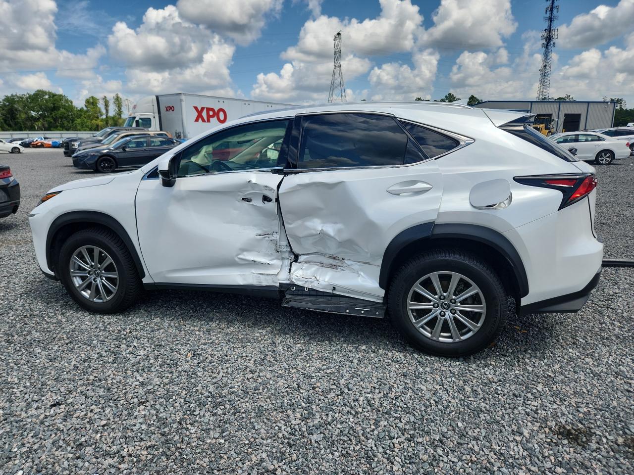 2021 Lexus Nx 300 Base White vin: JTJDARBZ6M5021388