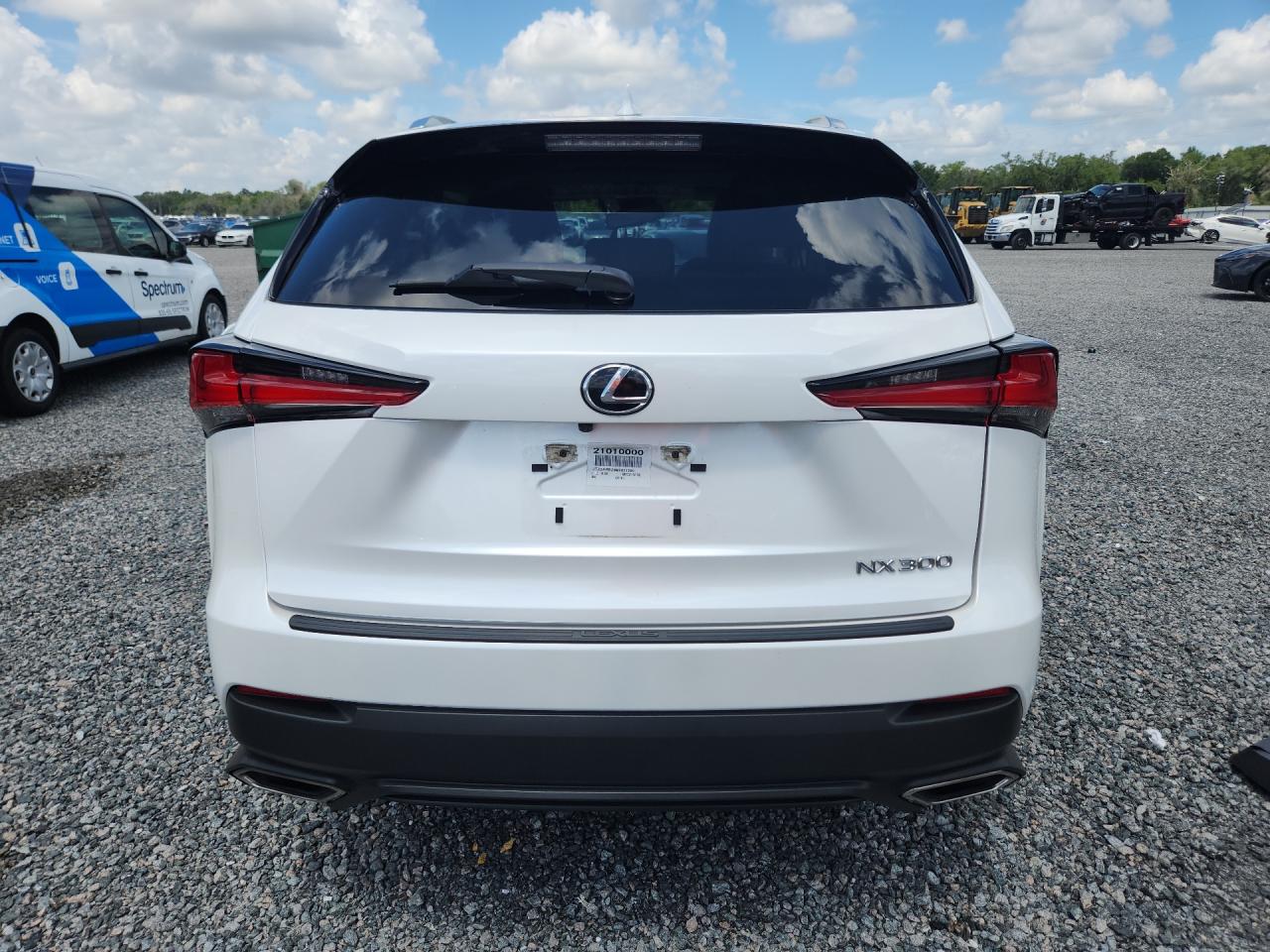 2021 Lexus Nx 300 Base White vin: JTJDARBZ6M5021388