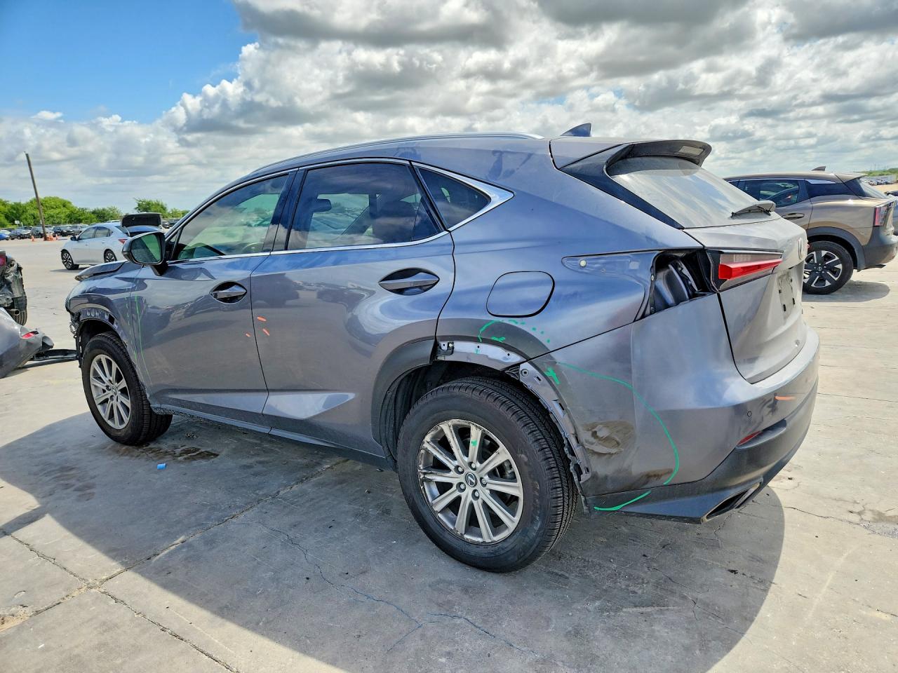 2020 Lexus Nx 300 Gray vin: JTJDARBZXL2164960