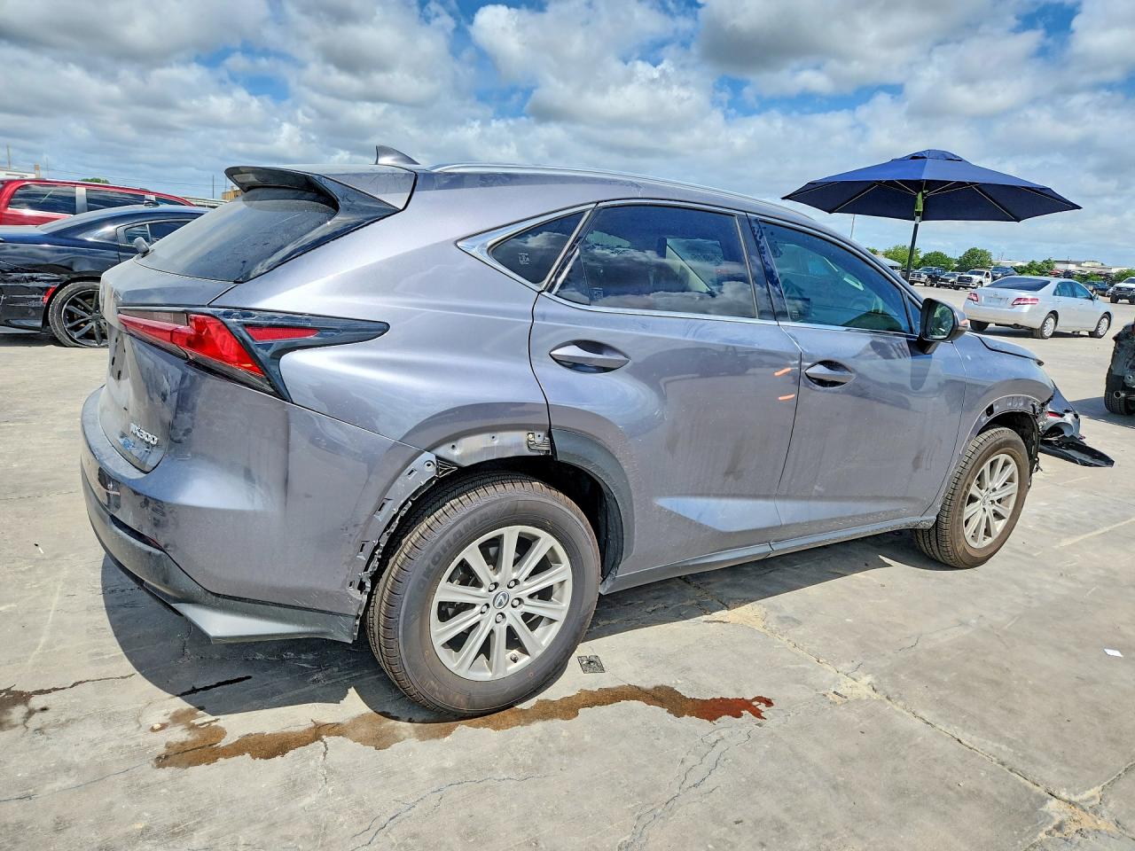 2020 Lexus Nx 300 Gray vin: JTJDARBZXL2164960