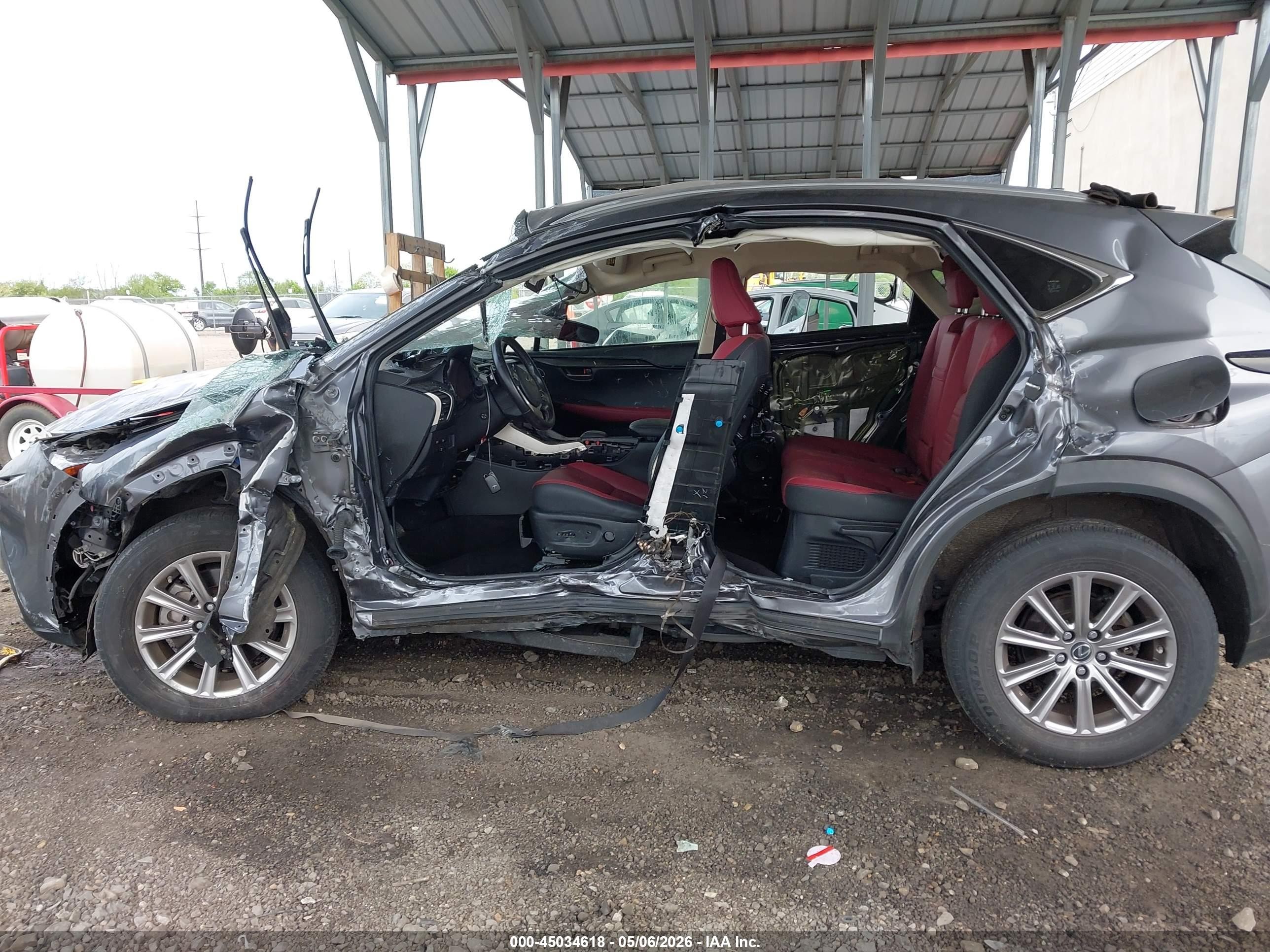 2021 Lexus Nx 300   Серый vin: JTJDARDZ0M2236649