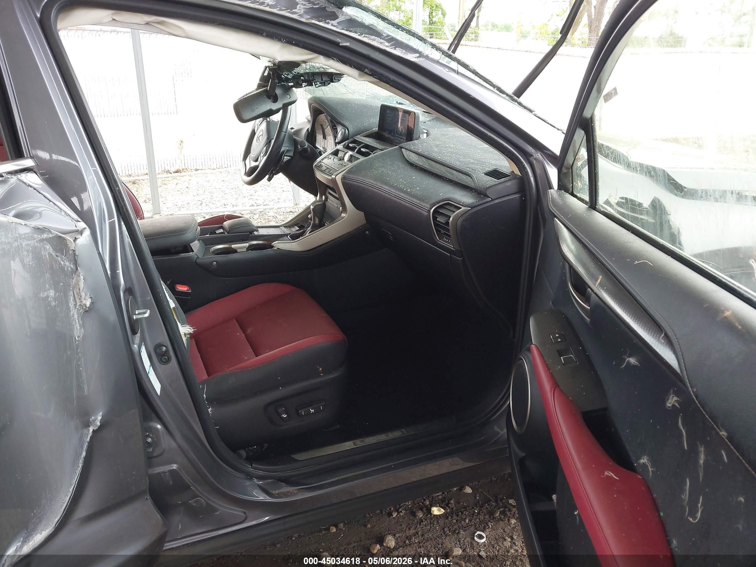 2021 Lexus Nx 300   Серый vin: JTJDARDZ0M2236649