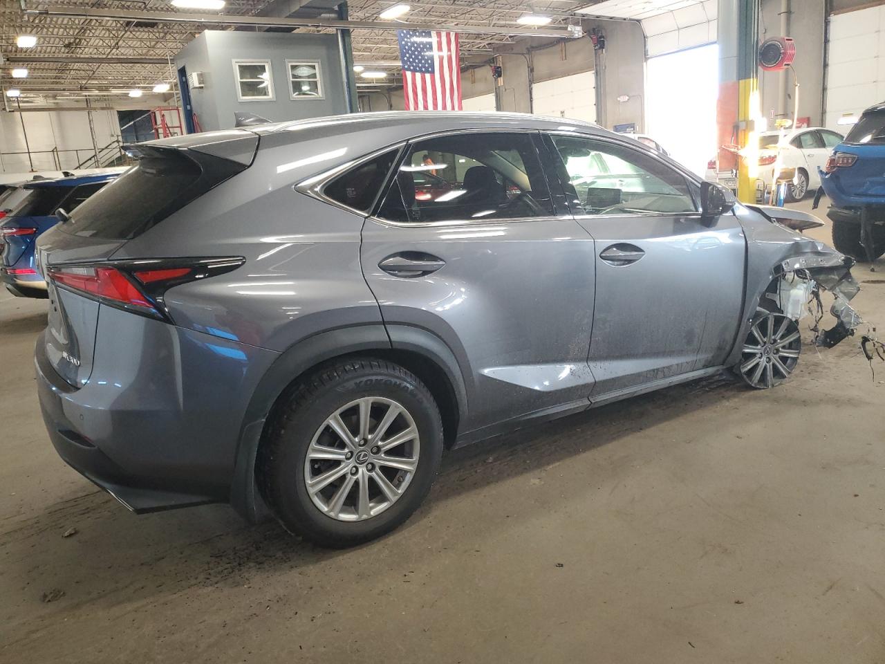 2021 Lexus Nx 300 Base Gray vin: JTJDARDZ0M2255184