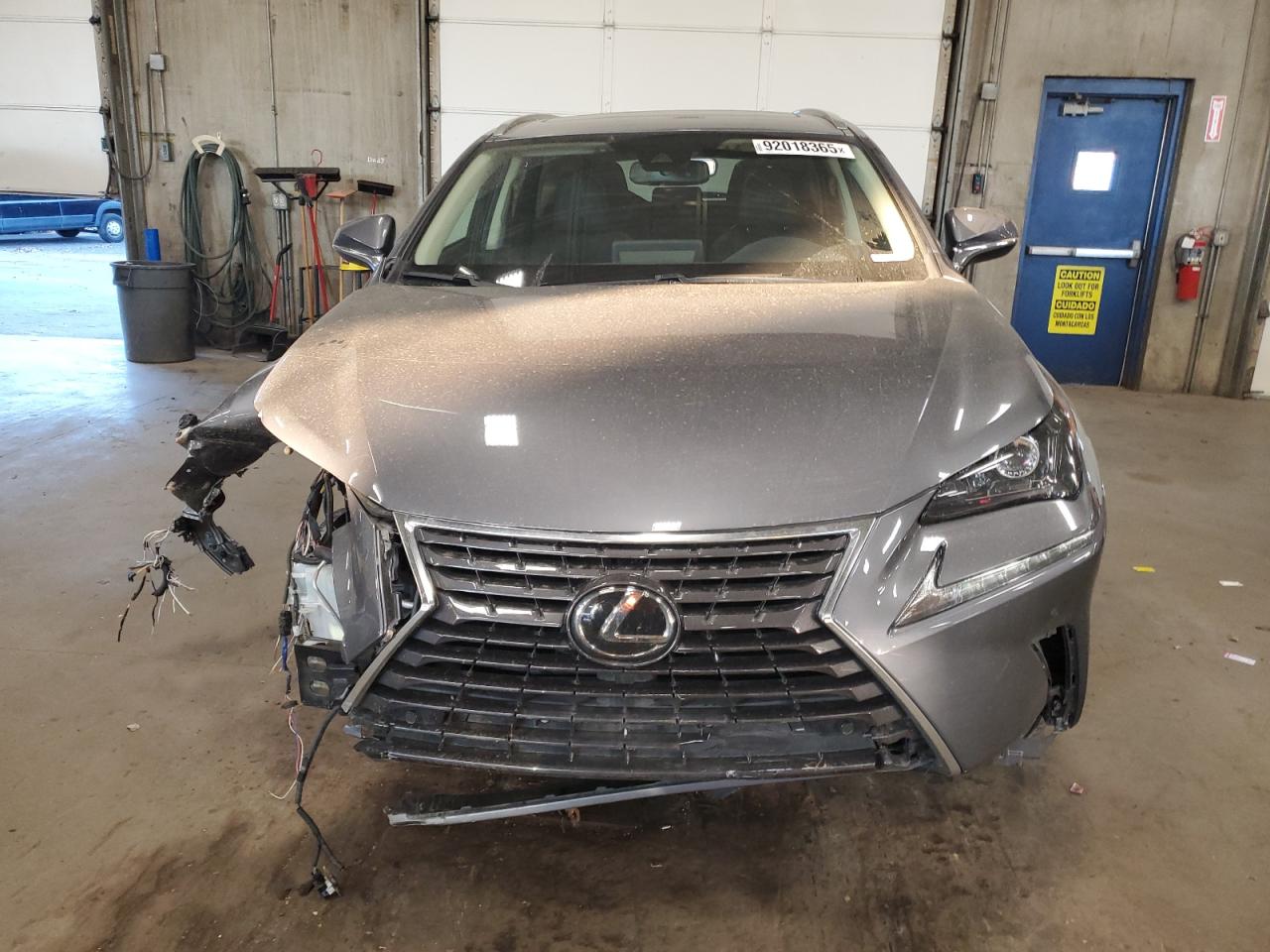 2021 Lexus Nx 300 Base Gray vin: JTJDARDZ0M2255184