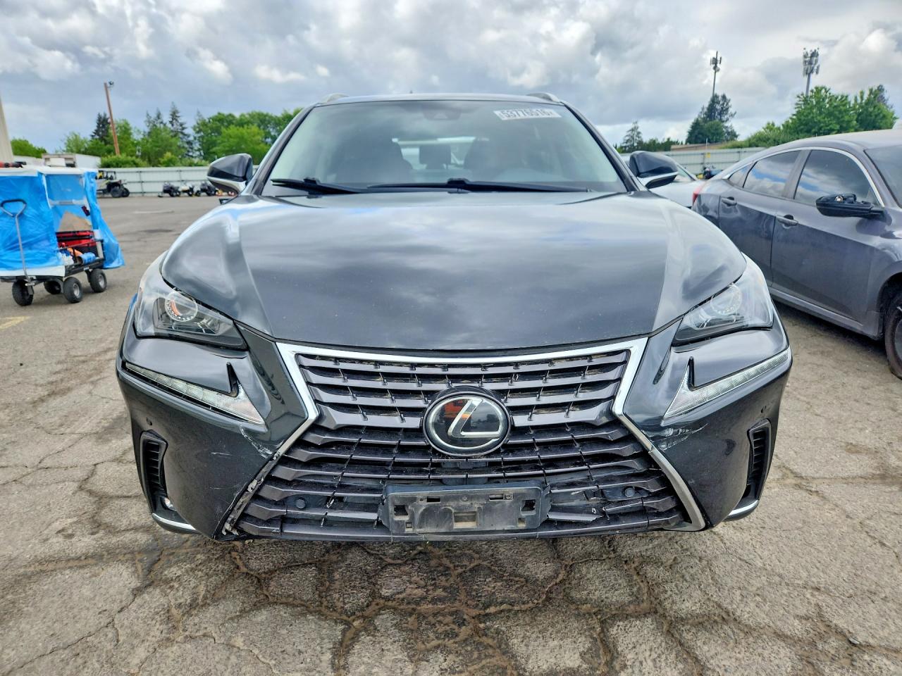 2020 Lexus Nx 300 Черный vin: JTJDARDZ1L2223259