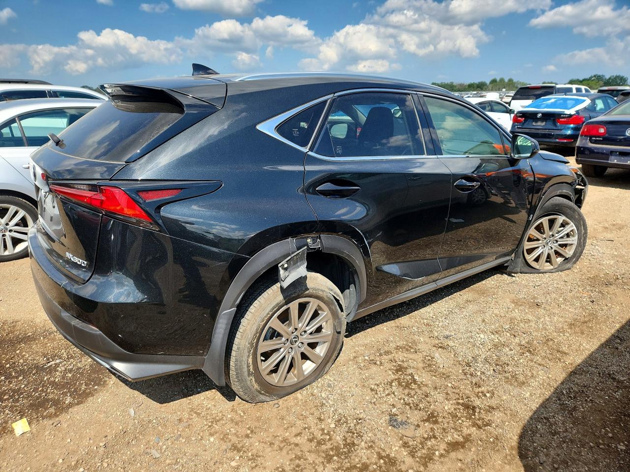 2021 Lexus Nx 300 Base Black vin: JTJDARDZ9M2236780