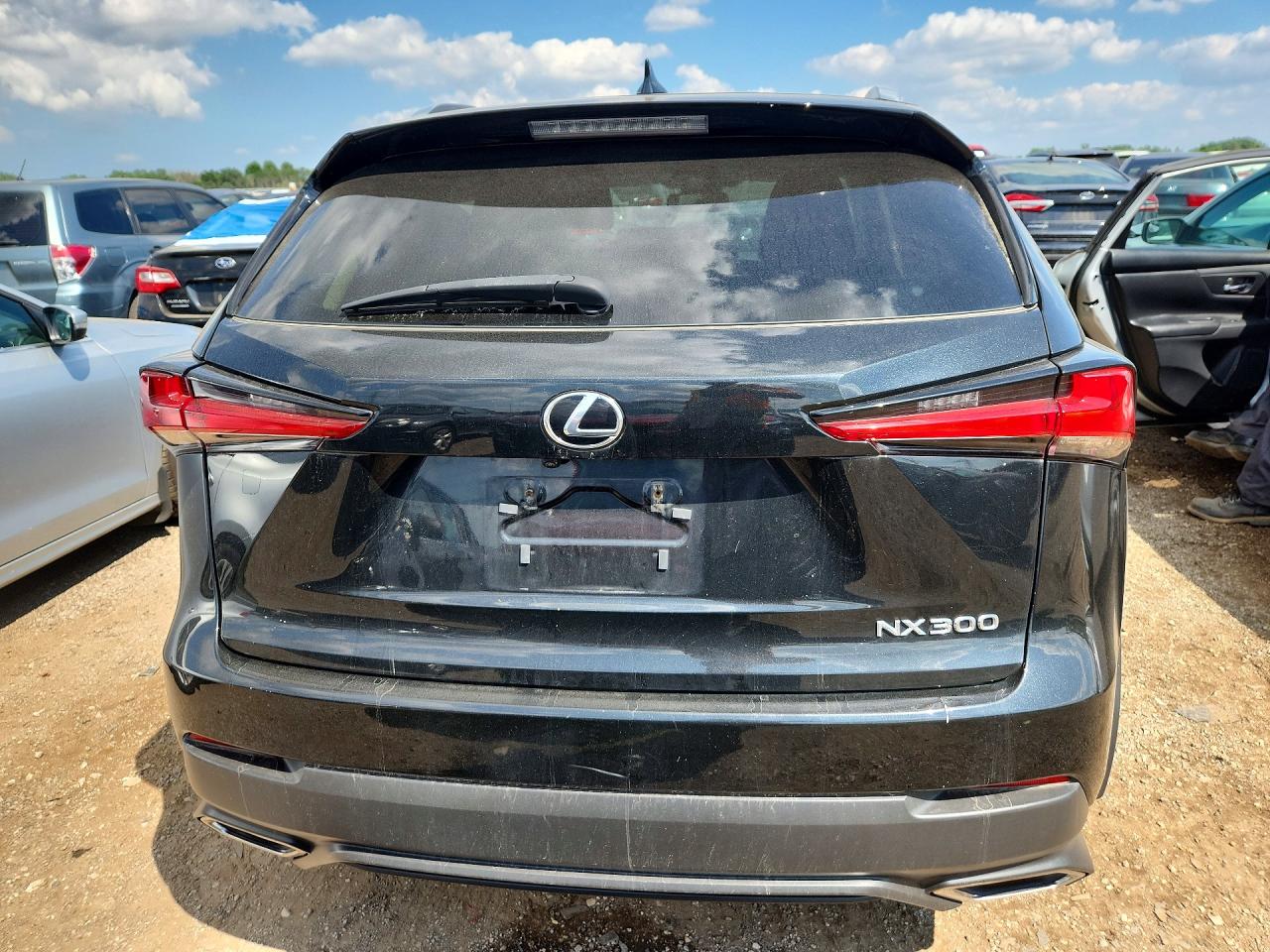 2021 Lexus Nx 300 Base Black vin: JTJDARDZ9M2236780