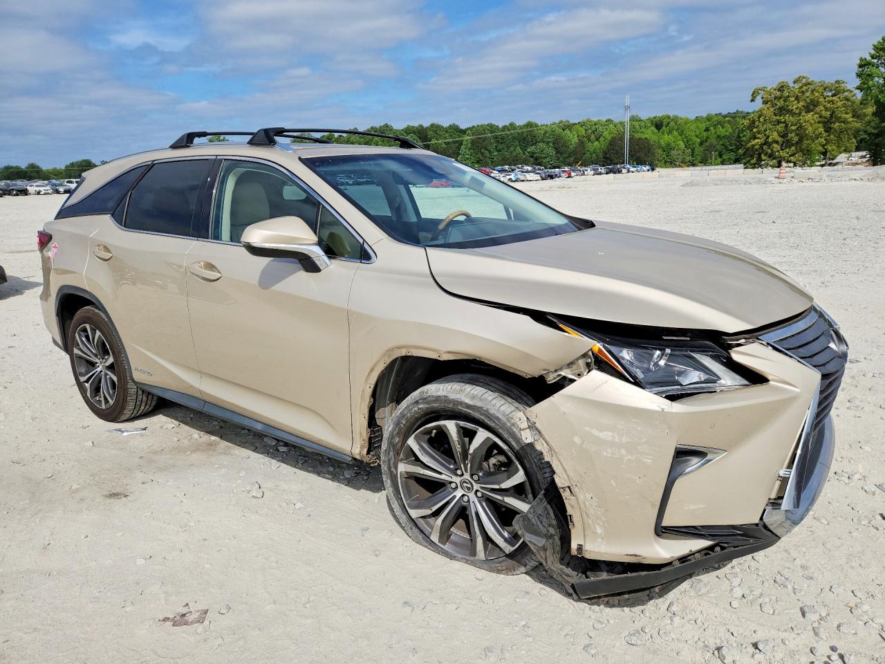 2018 Lexus Rx 450hl Base Бежевый vin: JTJDGKCA8J2005074
