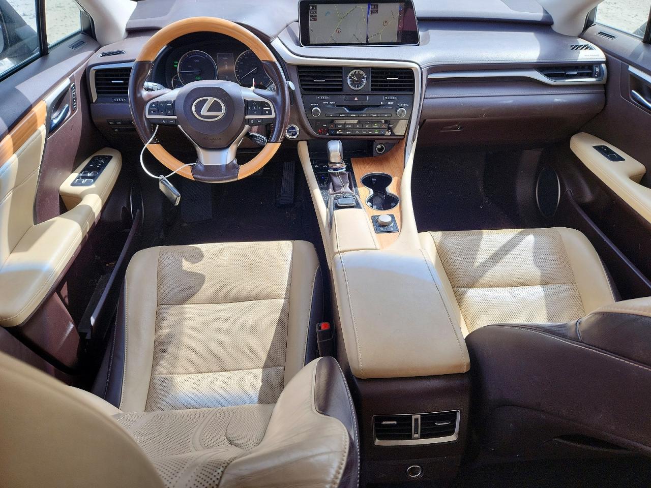 2018 Lexus Rx 450hl Base Бежевый vin: JTJDGKCA8J2005074