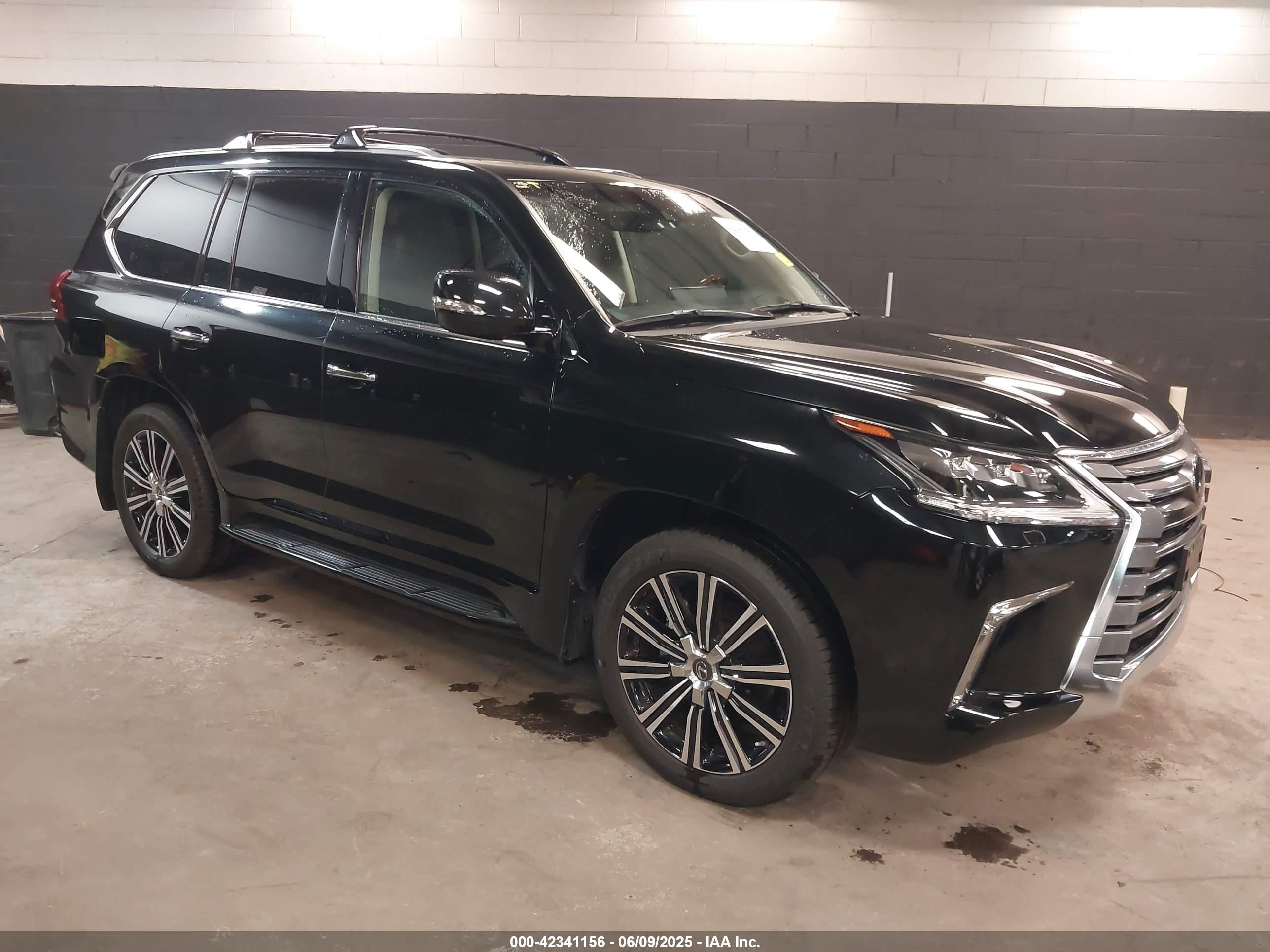 2021 Lexus Lx 570 Three-row/two-row Black vin: JTJDY7AX0M4352294
