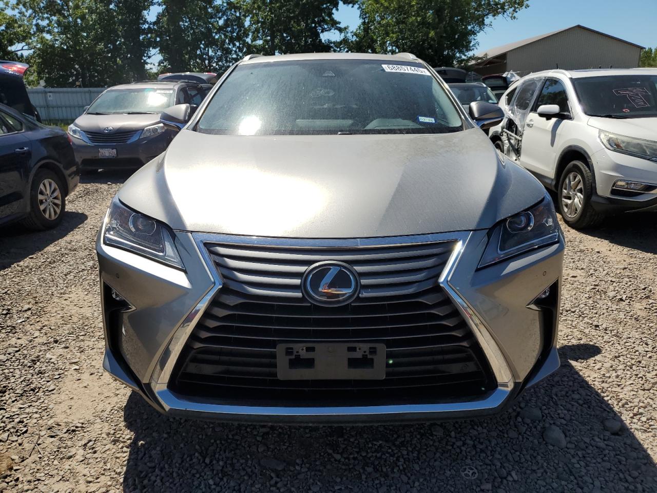 2018 Lexus Rx 350 L Silver vin: JTJDZKCA1J2008926