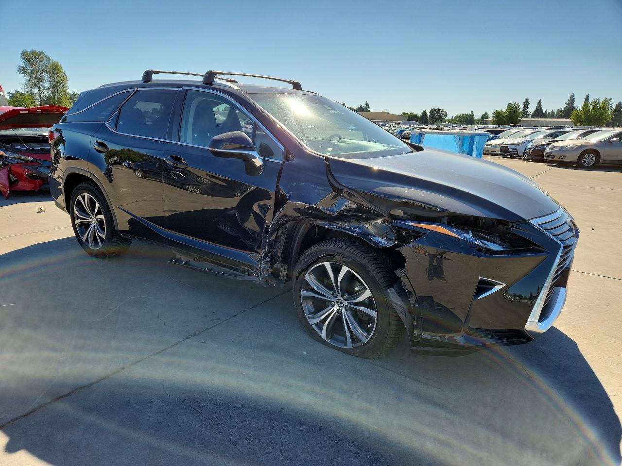 2018 Lexus Rx 350 L Black vin: JTJDZKCA4J2006989