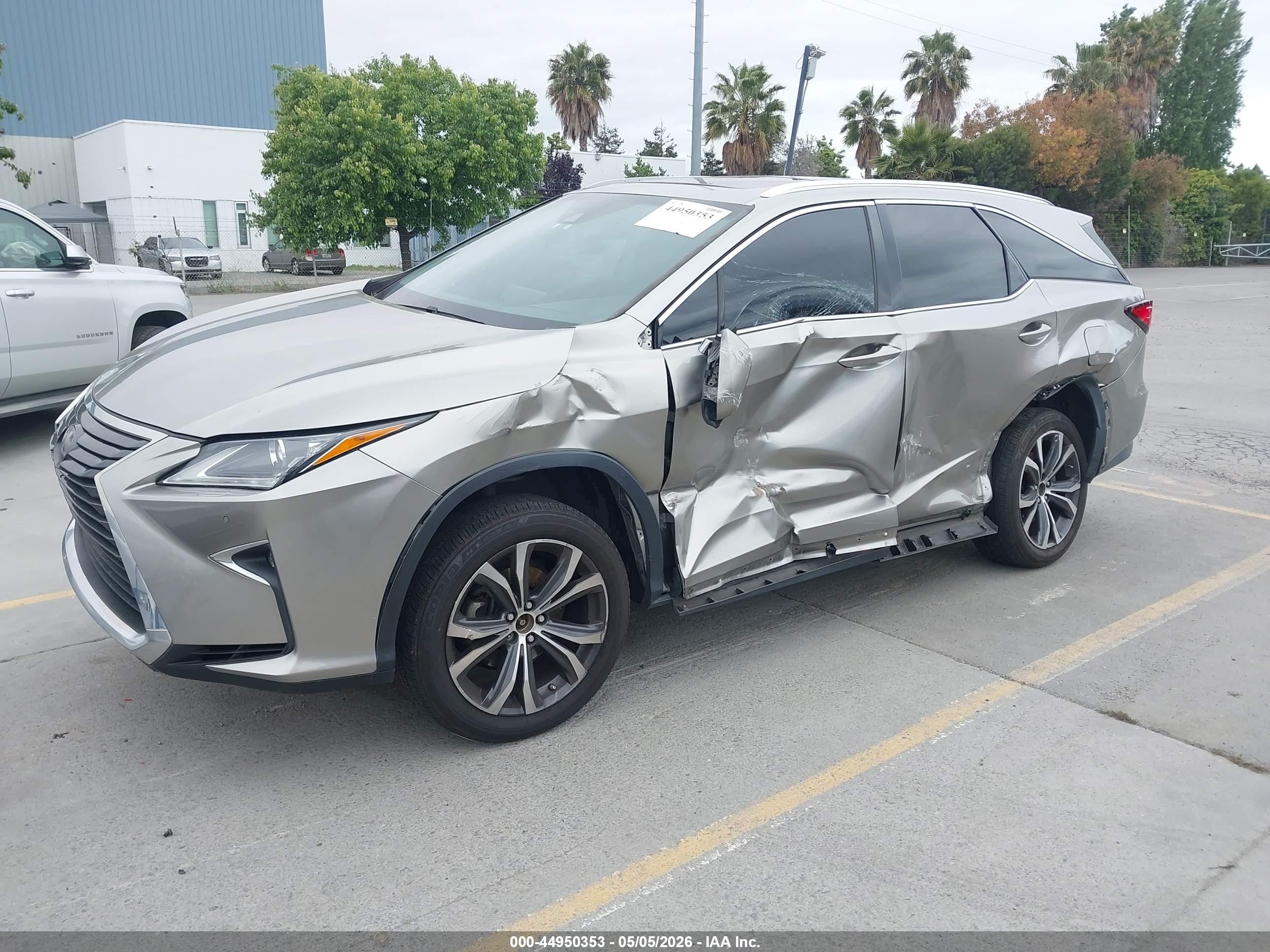 2018 Lexus Rx 350l Premium Gray vin: JTJDZKCA6J2012390