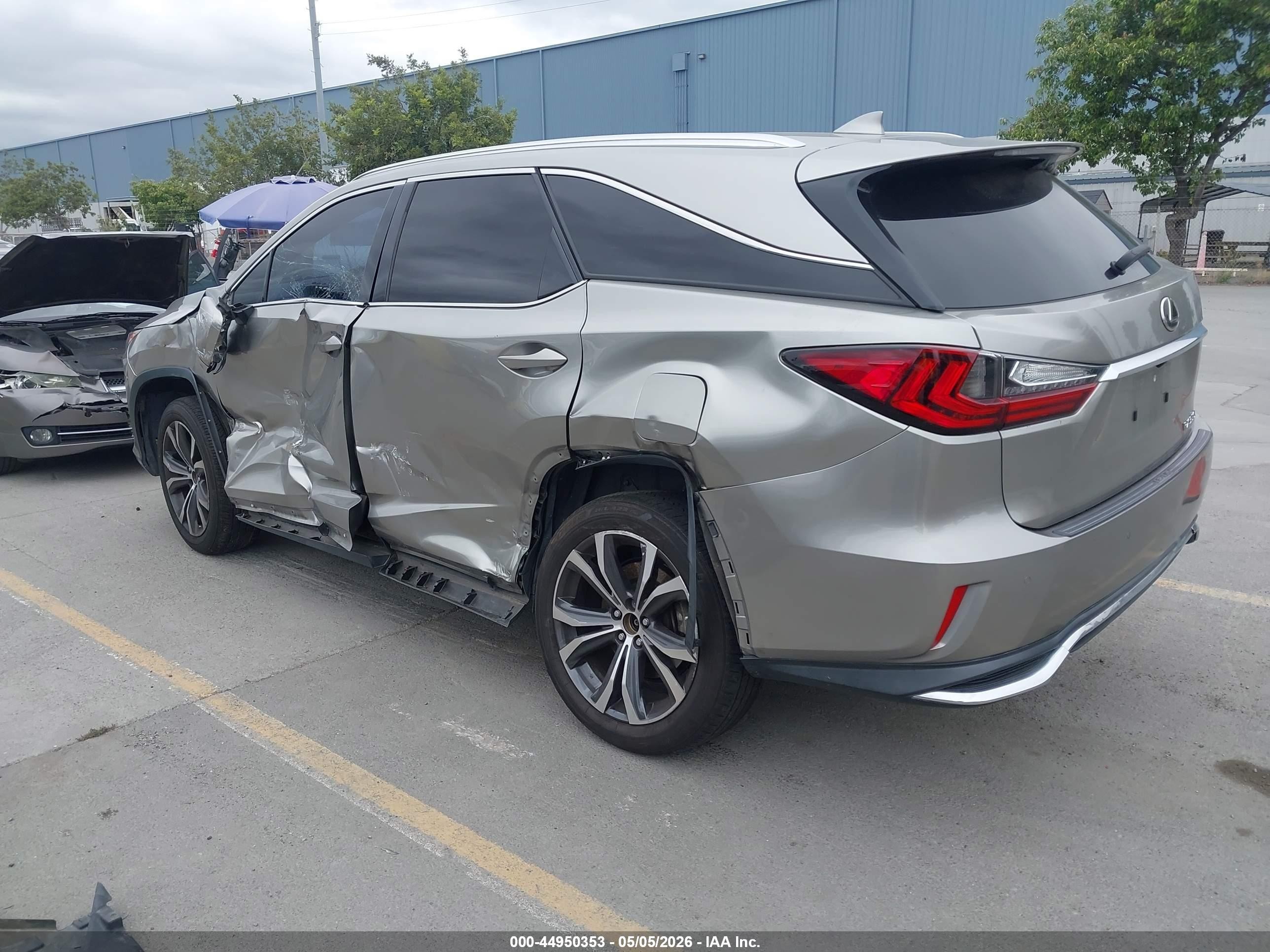 2018 Lexus Rx 350l Premium Gray vin: JTJDZKCA6J2012390