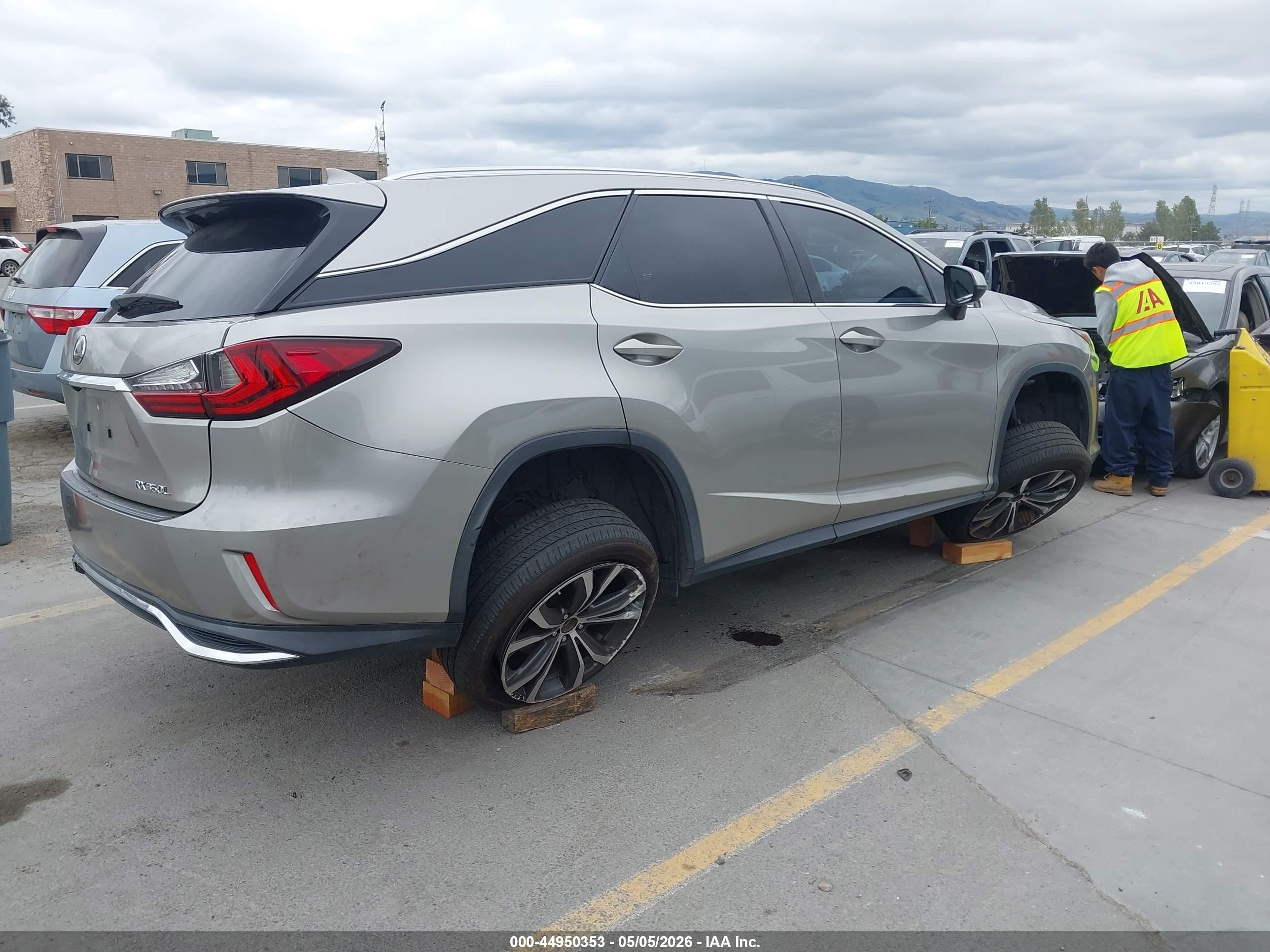 2018 Lexus Rx 350l Premium Gray vin: JTJDZKCA6J2012390