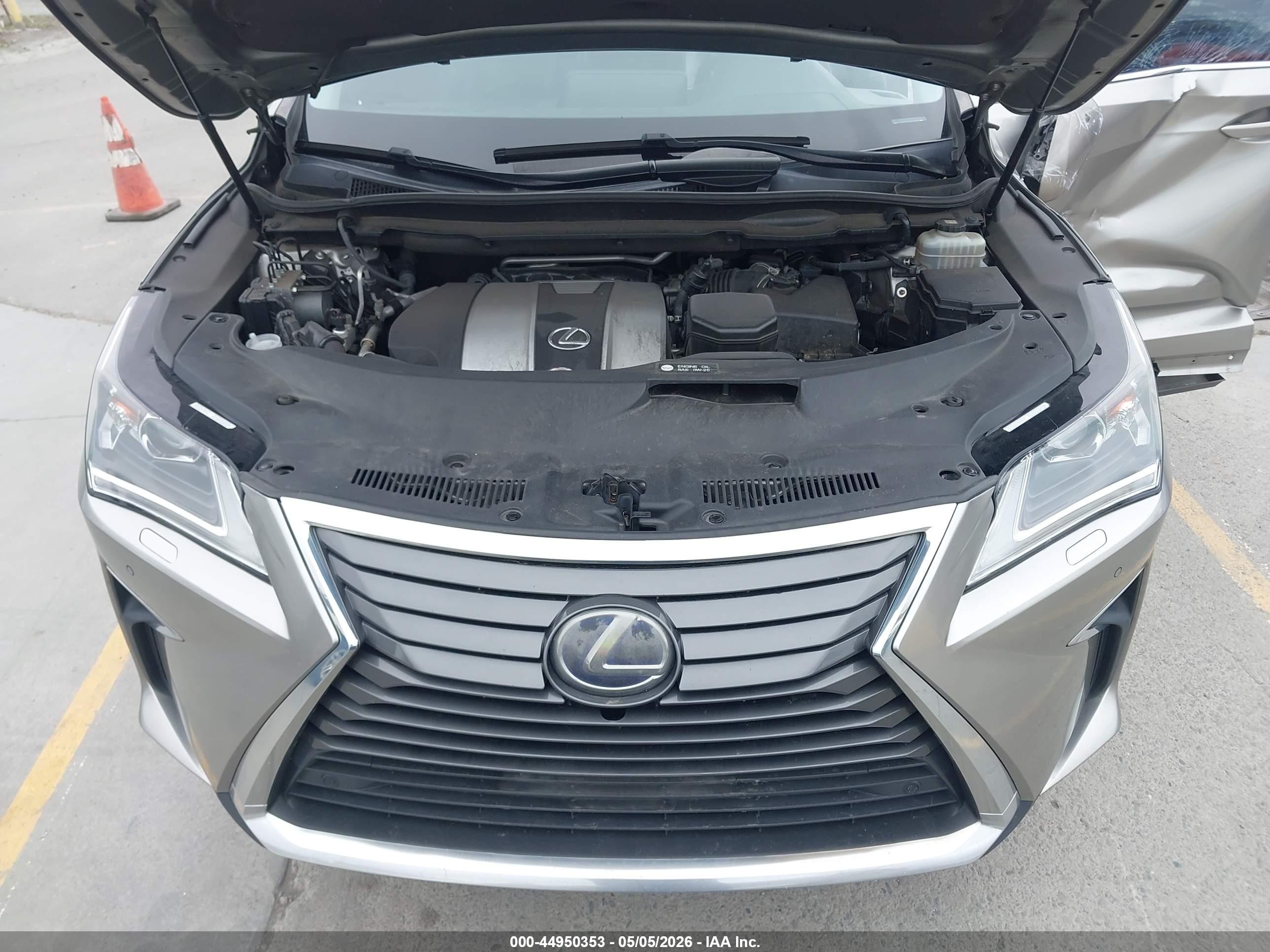 2018 Lexus Rx 350l Premium Gray vin: JTJDZKCA6J2012390