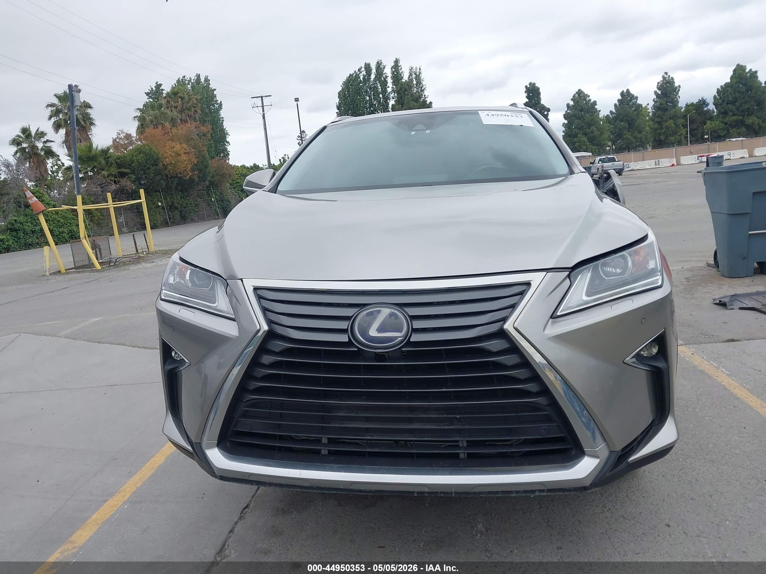 2018 Lexus Rx 350l Premium Gray vin: JTJDZKCA6J2012390