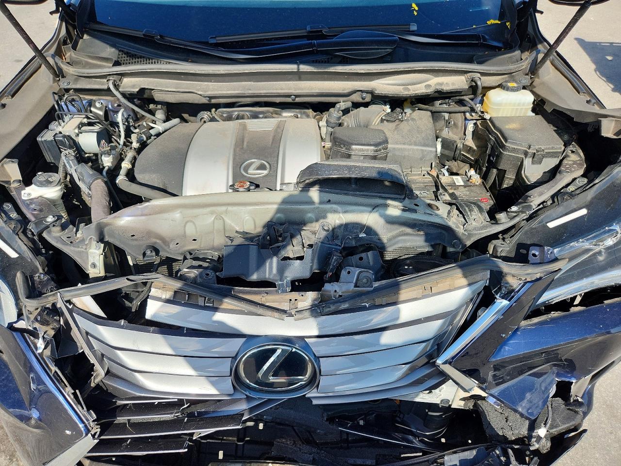 2019 Lexus Rx 350 L Blue vin: JTJDZKCA6K2015372