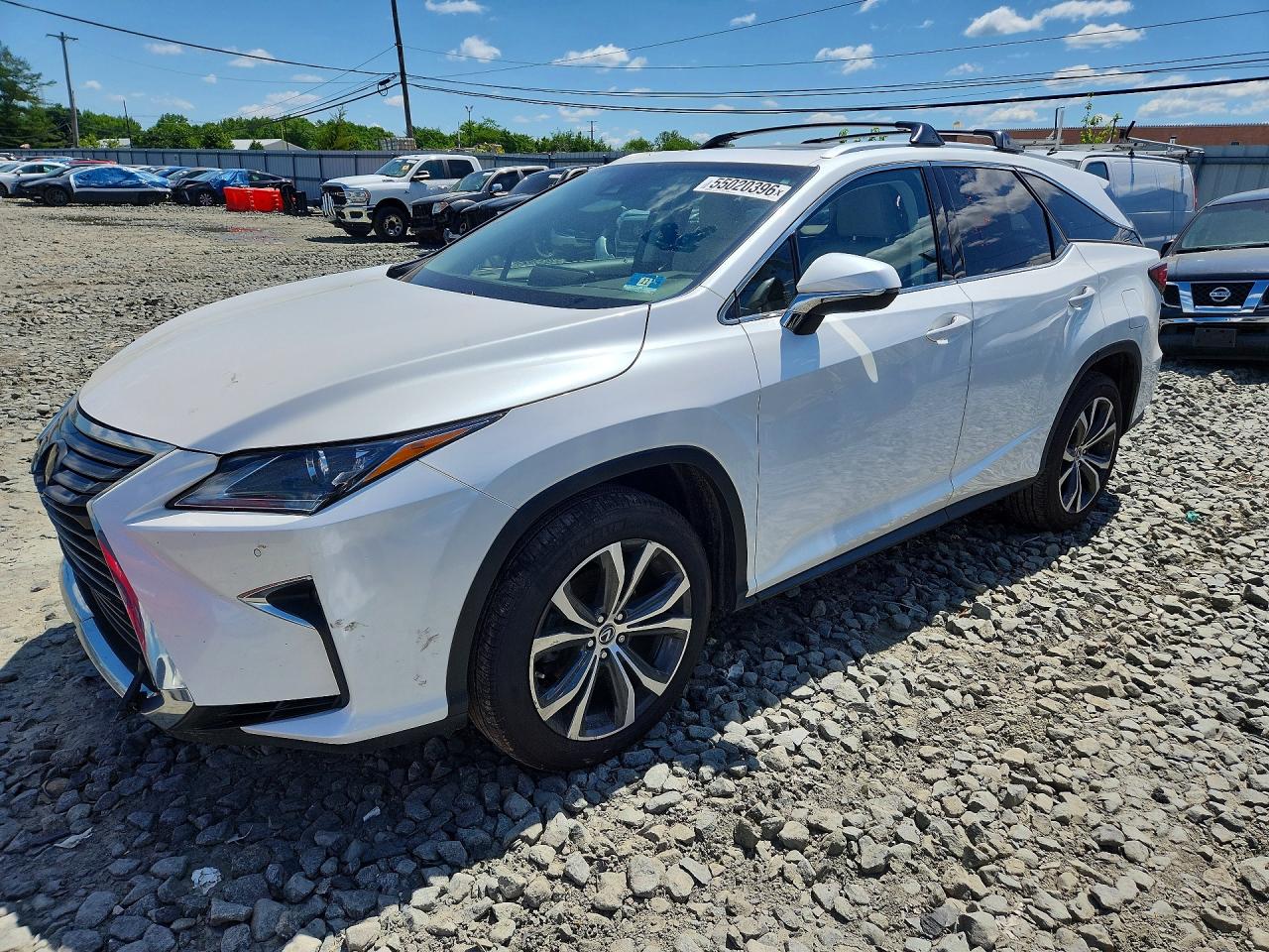 2018 Lexus Rx 350 L White vin: JTJDZKCAXJ2000405