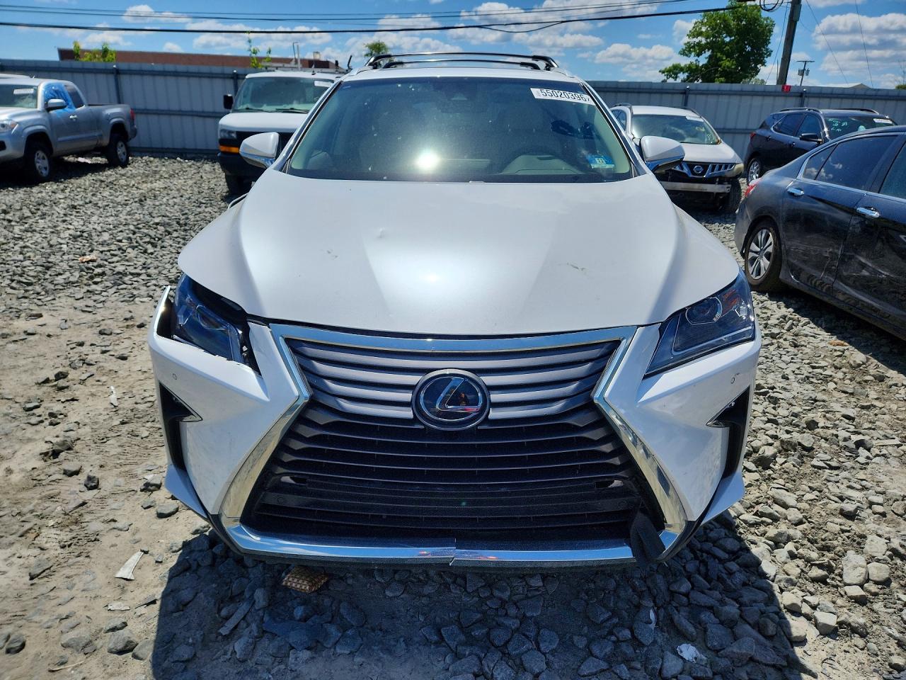 2018 Lexus Rx 350 L White vin: JTJDZKCAXJ2000405