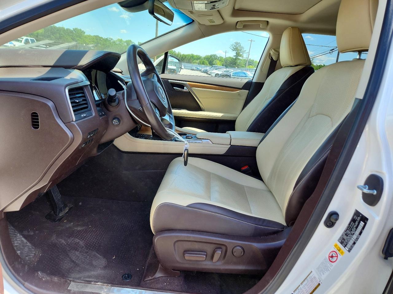 2018 Lexus Rx 350 L White vin: JTJDZKCAXJ2000405