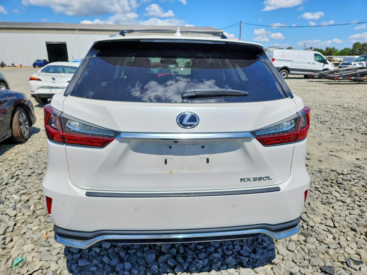 2018 Lexus Rx 350 L White vin: JTJDZKCAXJ2000405