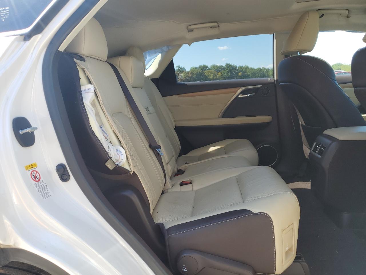 2018 Lexus Rx 350 L Белый vin: JTJDZKCAXJ2006799
