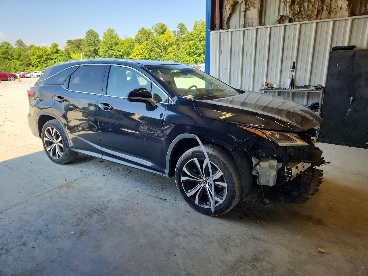 2019 Lexus Rx 350 L Black vin: JTJDZKCAXK2016489