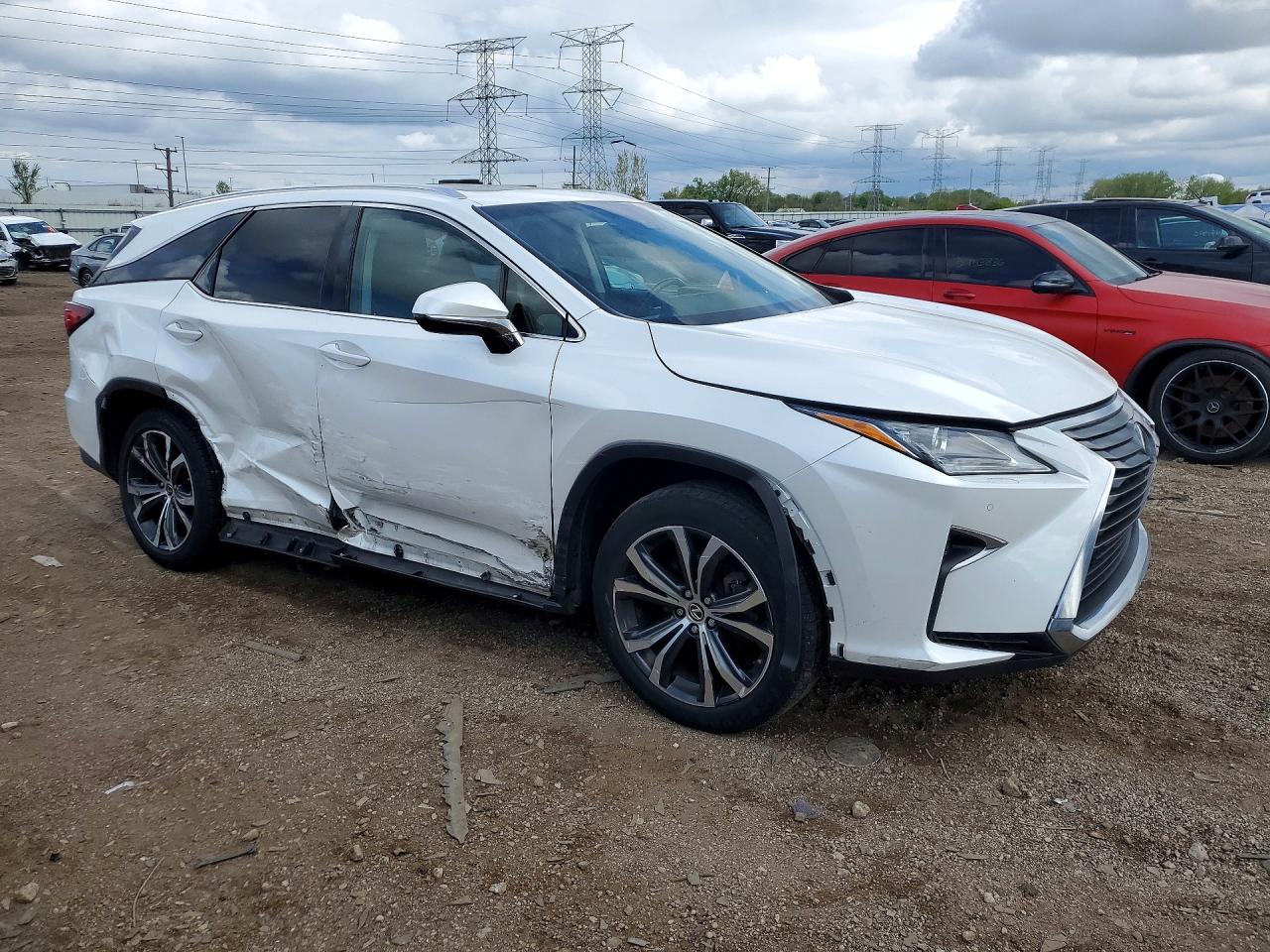 2019 Lexus Rx 350 L Белый vin: JTJDZKCAXK2020705
