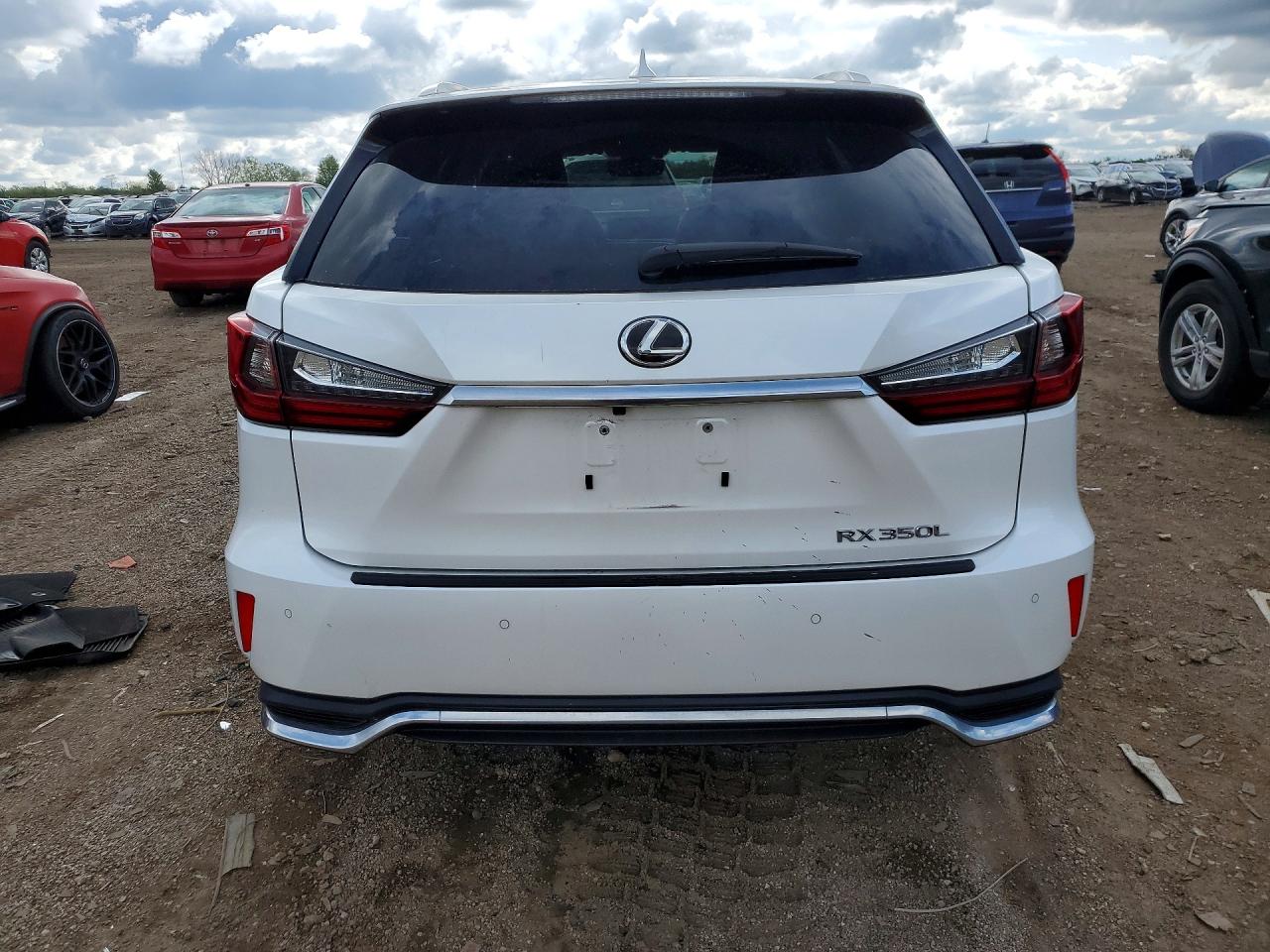 2019 Lexus Rx 350 L Белый vin: JTJDZKCAXK2020705