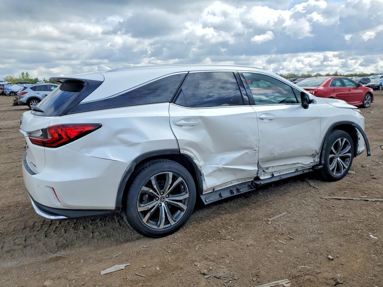 2019 Lexus Rx 350 L Белый vin: JTJDZKCAXK2020705