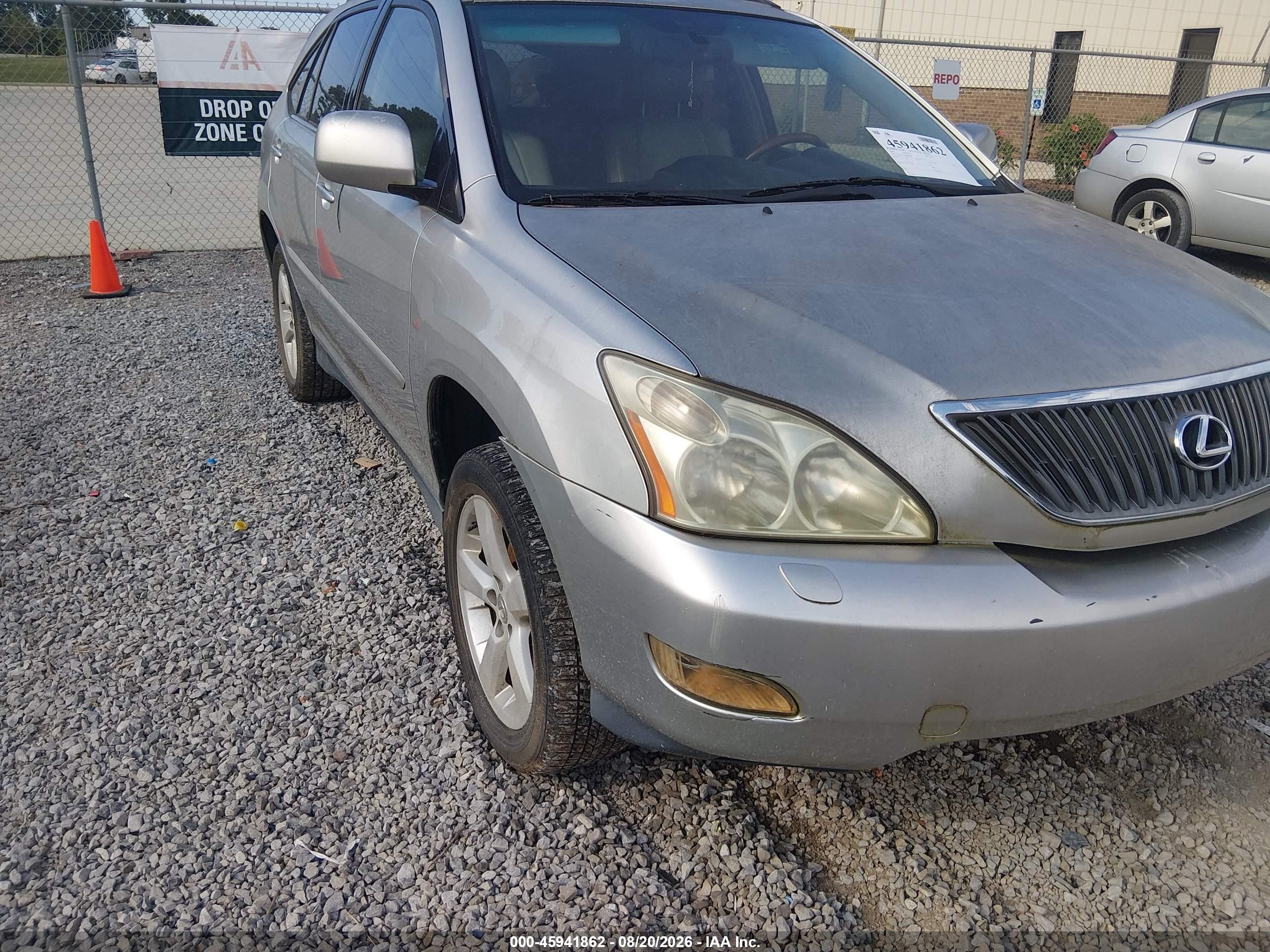 2004 Lexus Rx 330   Silver vin: JTJGA31U040036384