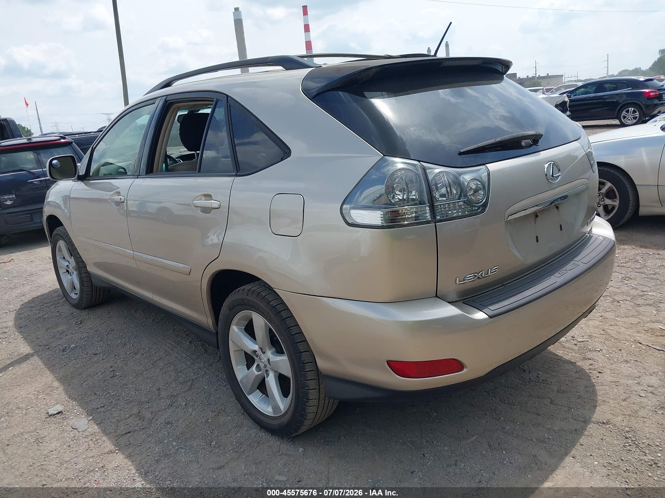 2004 Lexus Rx 330   Gold vin: JTJGA31U040039642