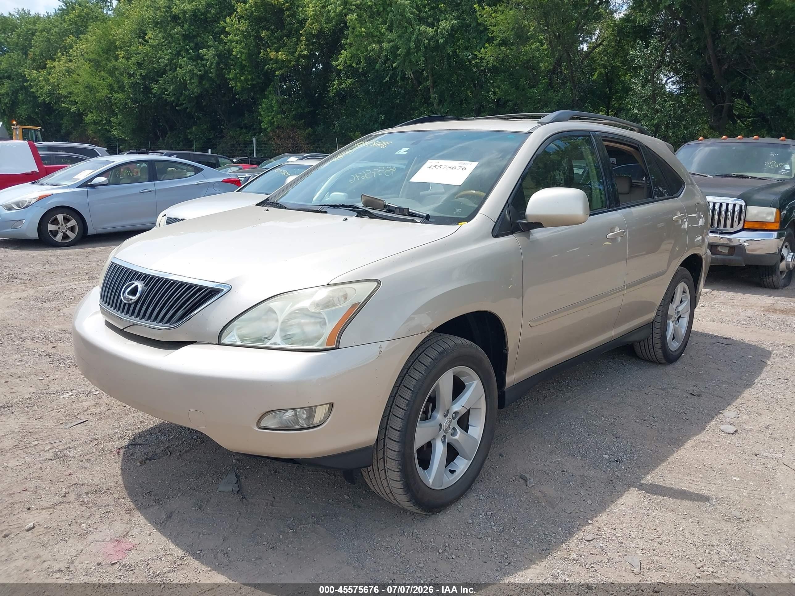 2004 Lexus Rx 330   Gold vin: JTJGA31U040039642