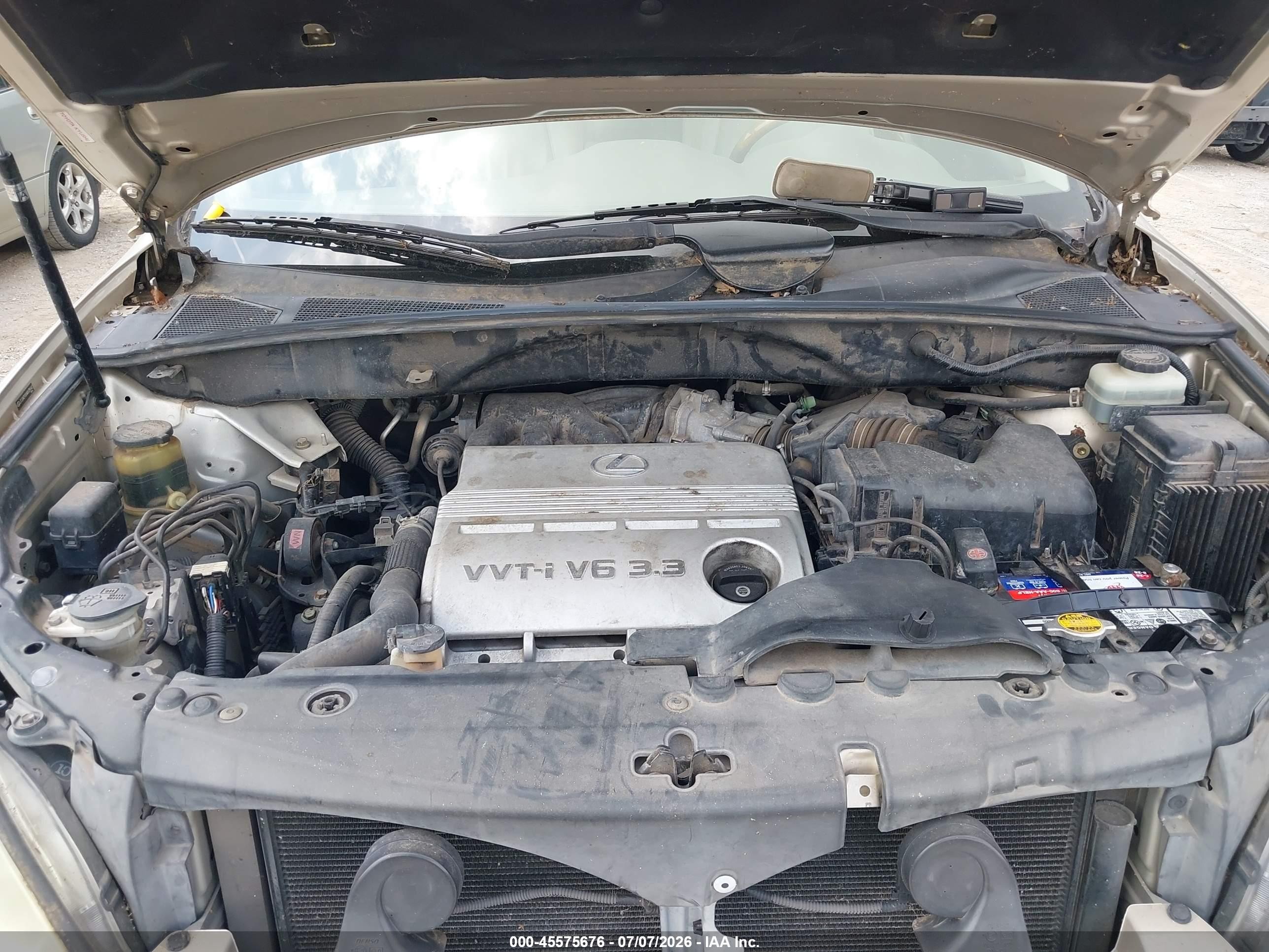 2004 Lexus Rx 330   Gold vin: JTJGA31U040039642