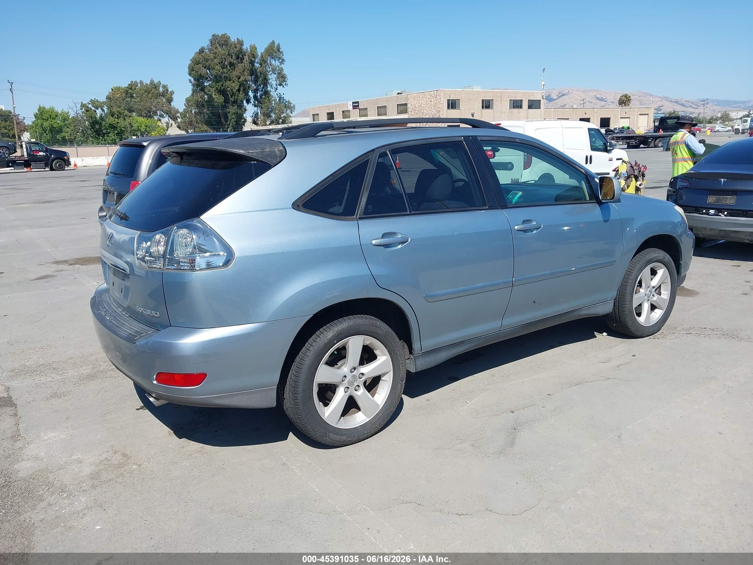 2005 Lexus Rx 330   Light Blue vin: JTJGA31U050046964